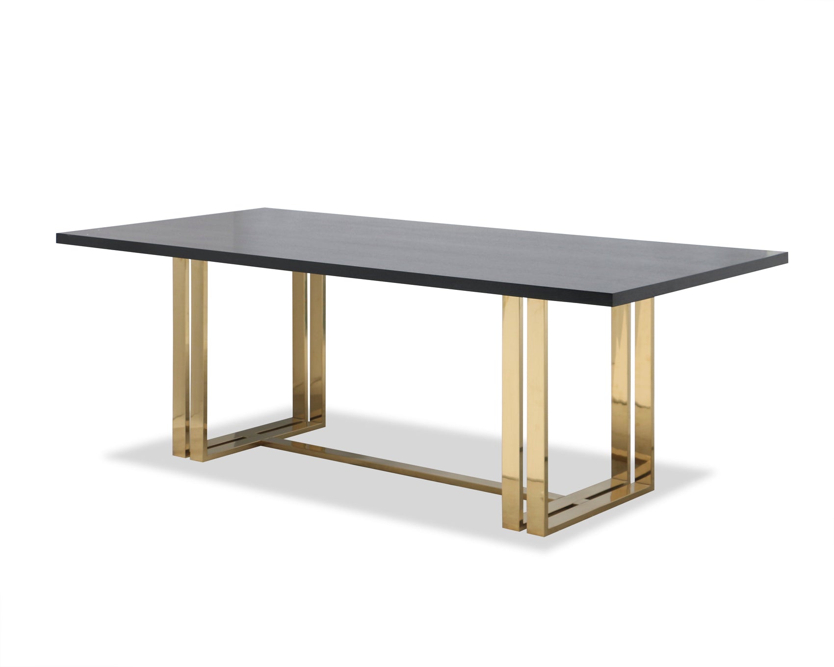 Lennox Black Ash Wood Dining Table