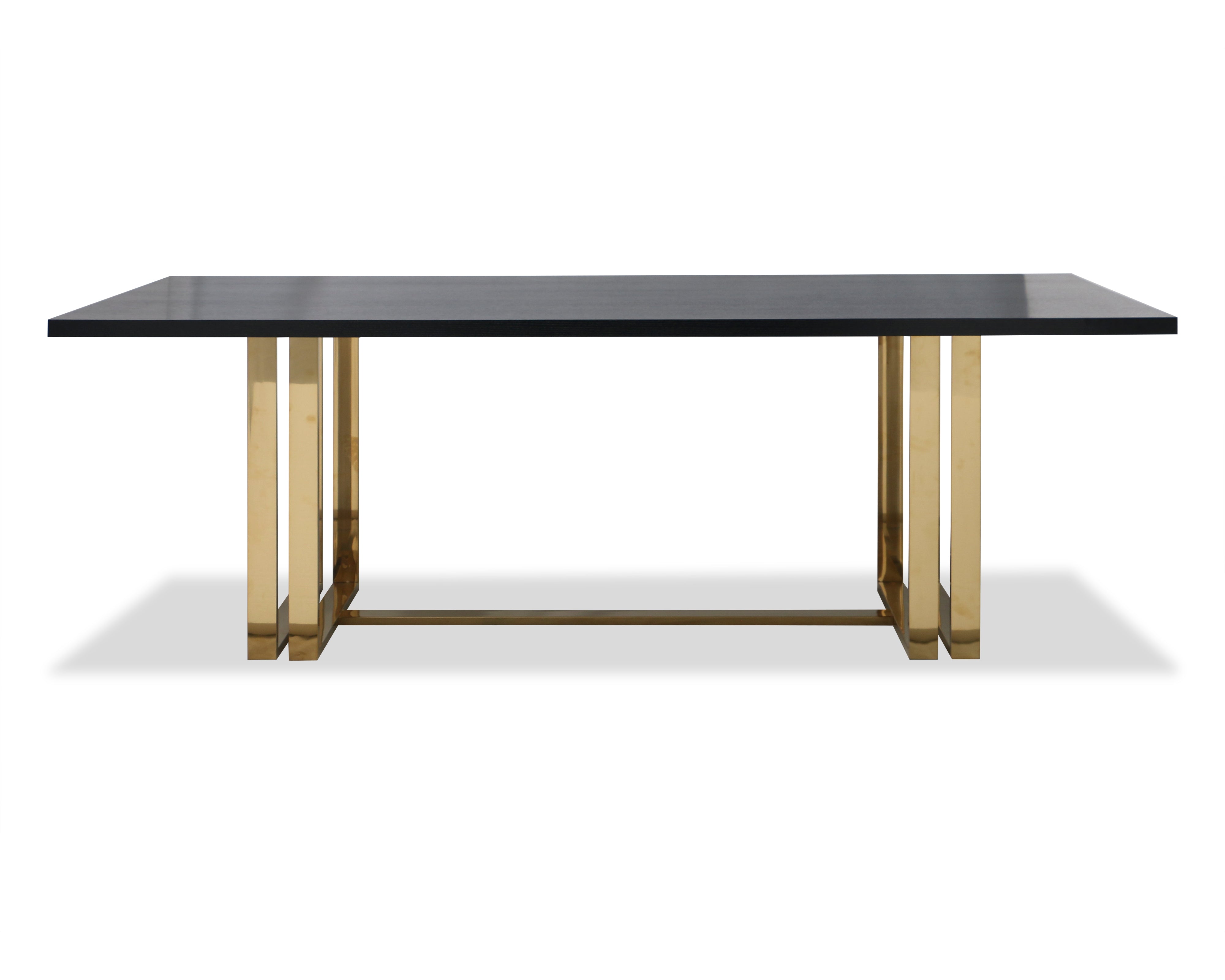 Lennox Dining Table - Black Ash Wood