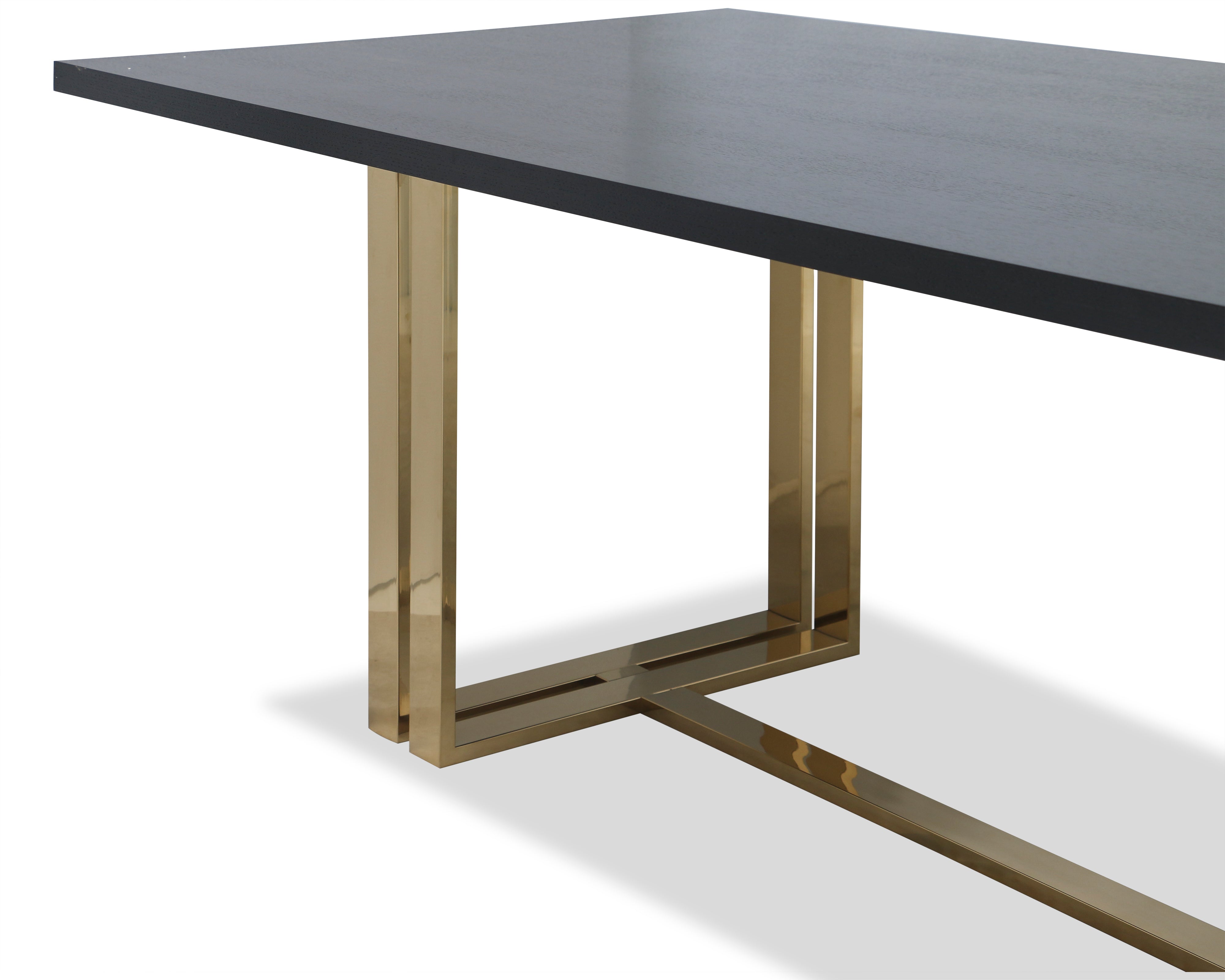 Lennox Dining Table - Black Ash Wood
