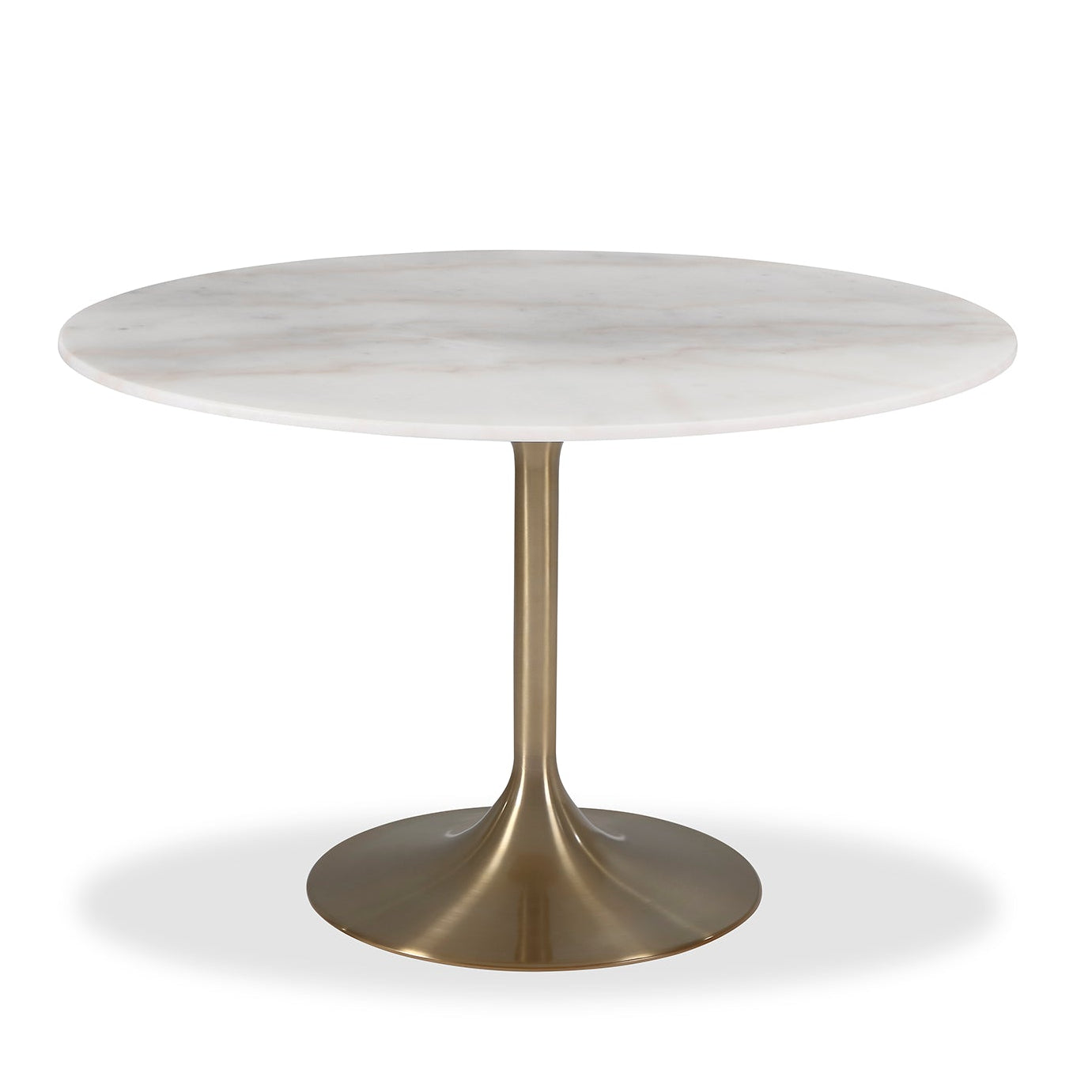 Telma Brass Marble & Metal Dining Table II
