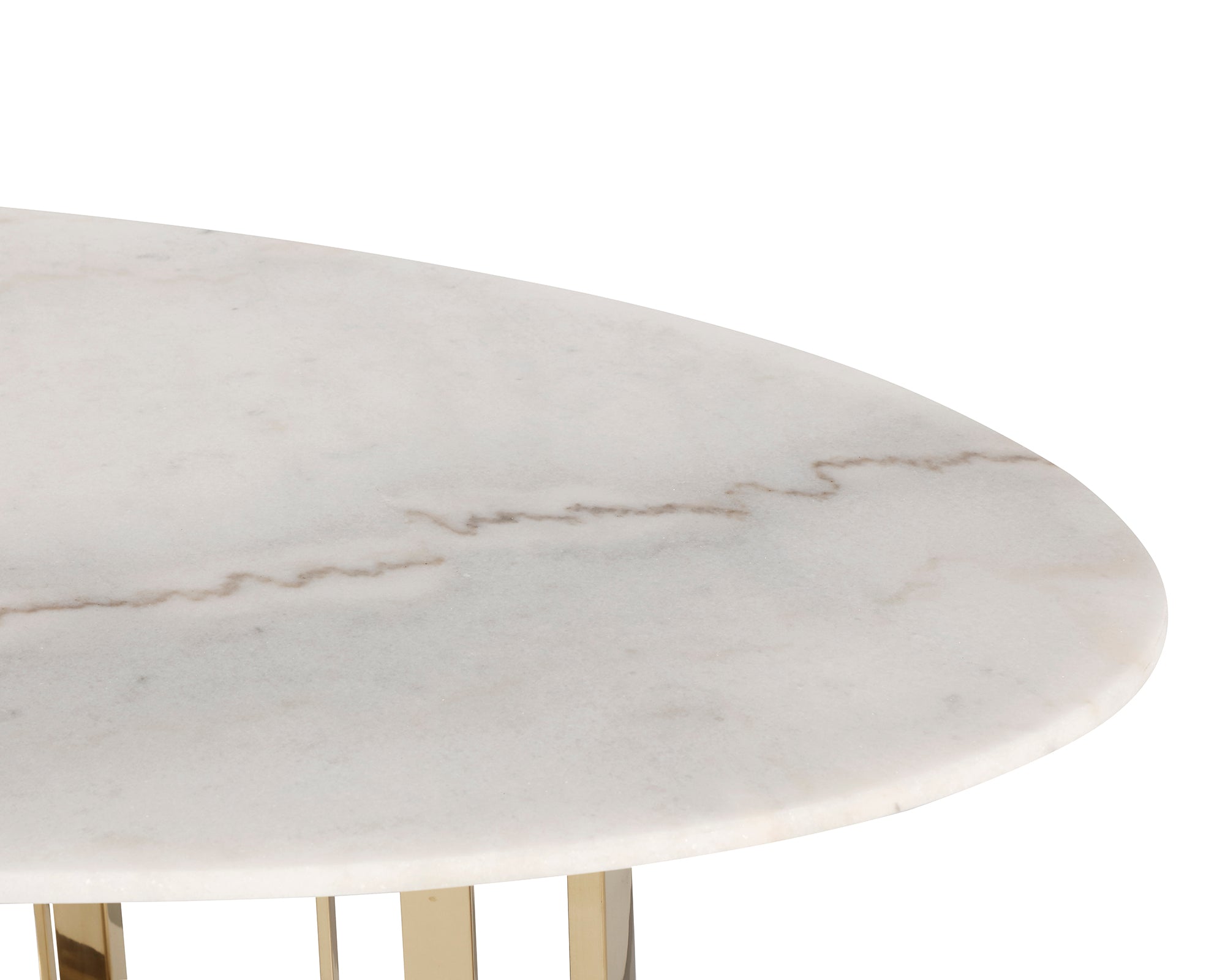 Fenty Dining Table - White Marble