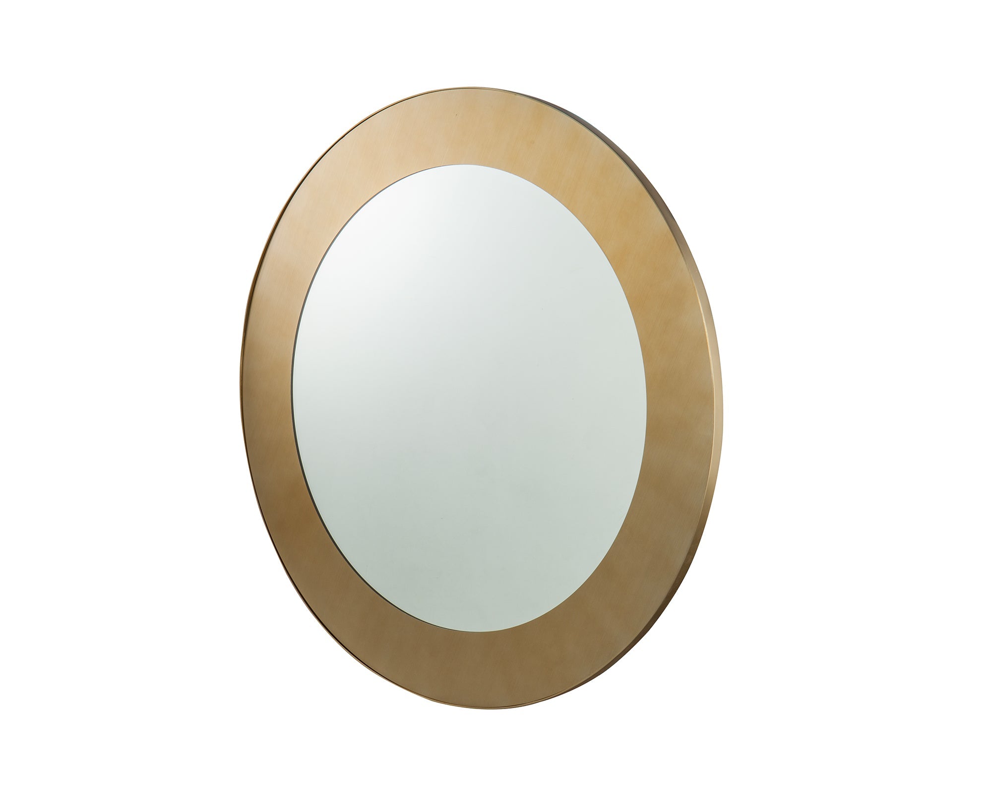 Camden Round Mirror - Brushed Brass