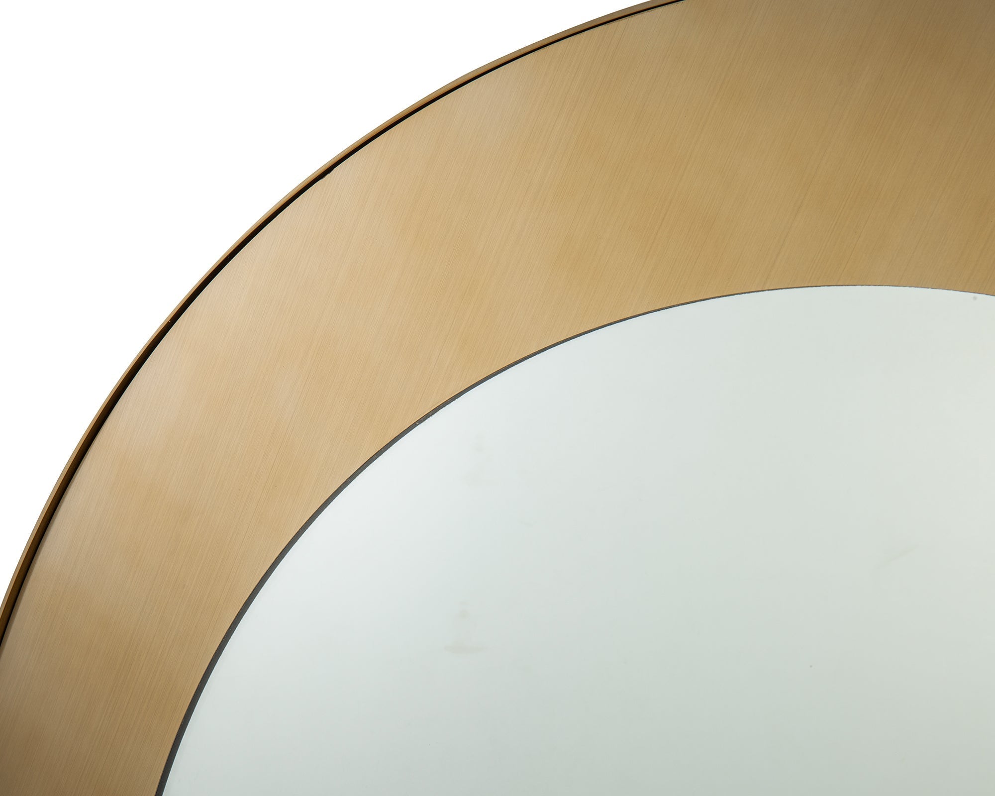 Camden Round Mirror - Brushed Brass