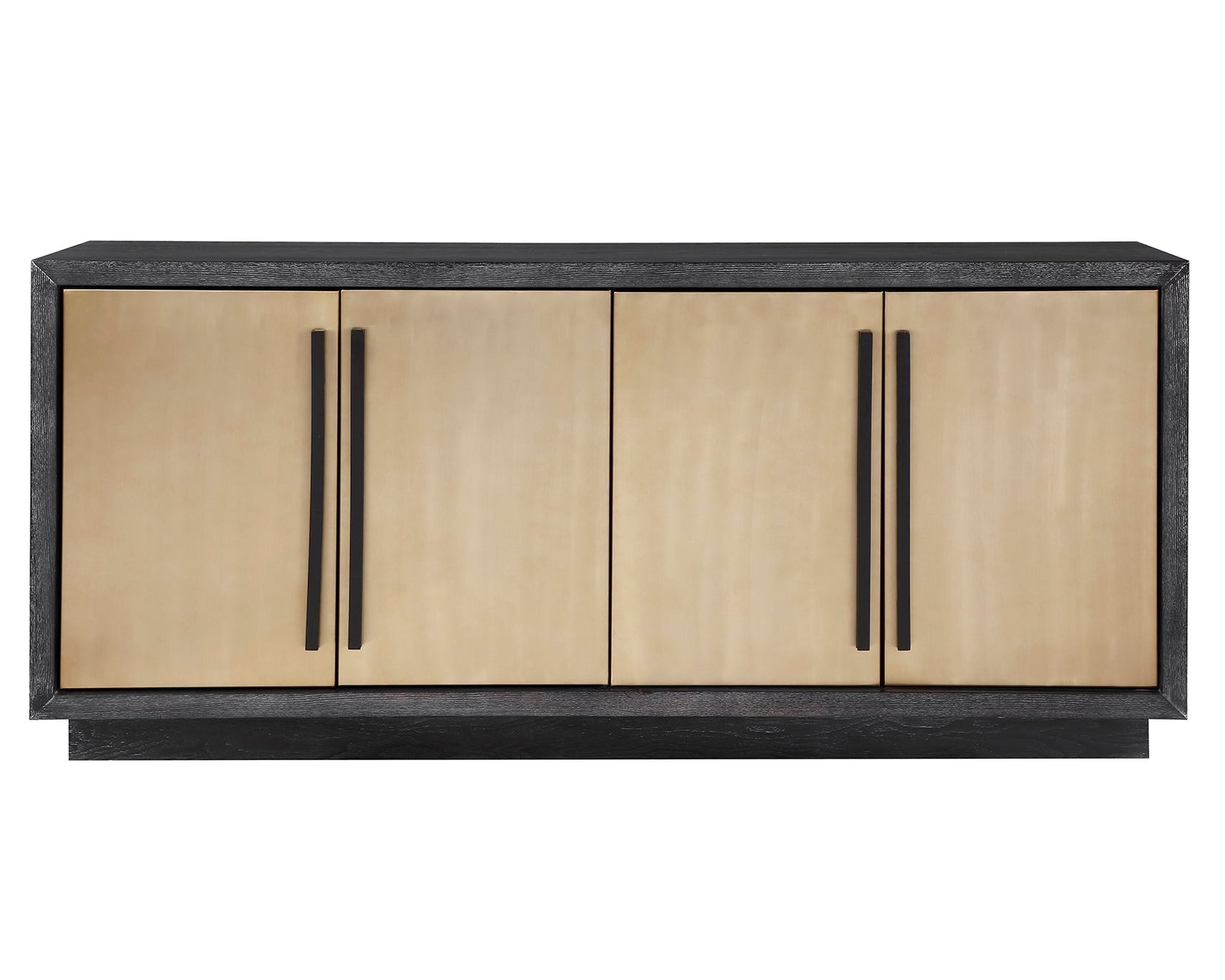 Camden Ebony Ash & Brushed Brass Sideboard