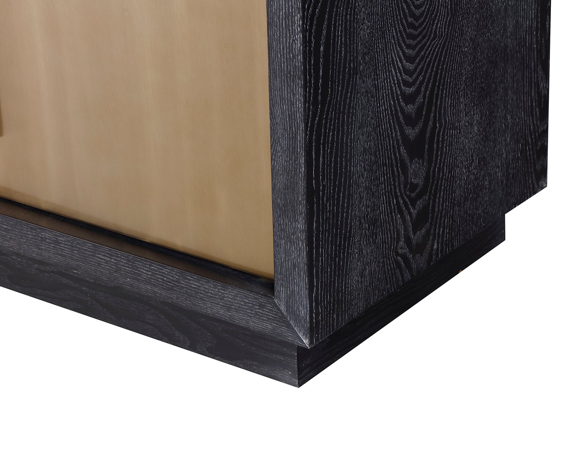 Camden Sideboard - Ebony Ash & Brushed Brass