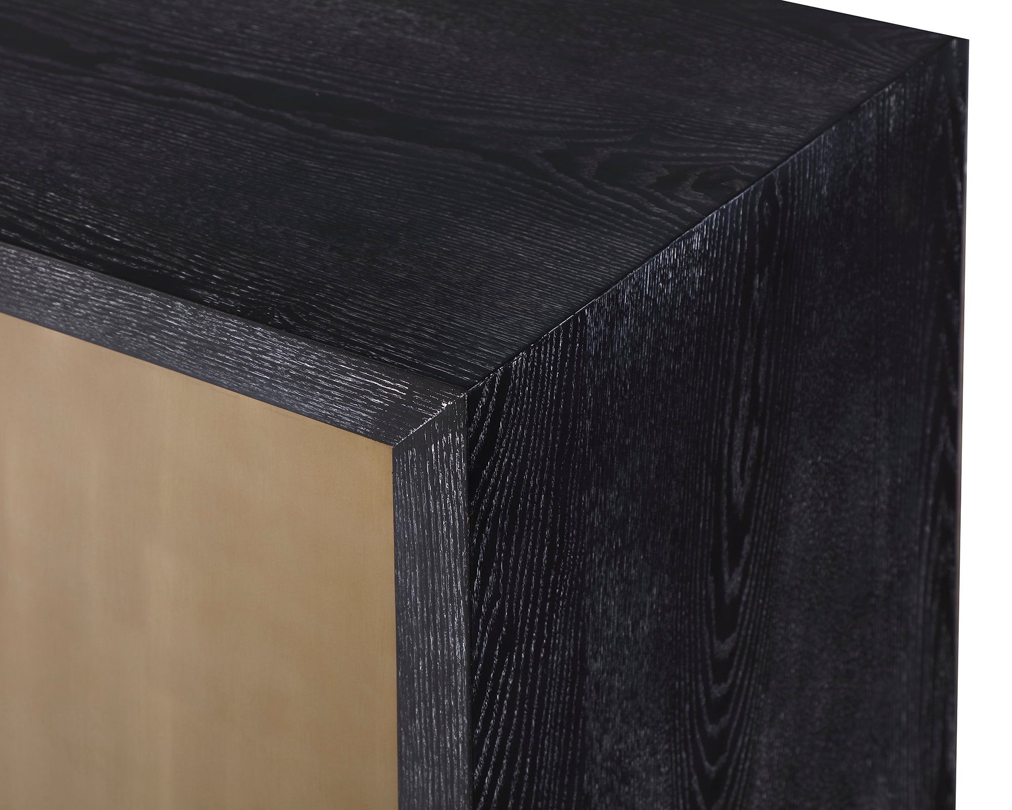 Camden Sideboard - Ebony Ash & Brushed Brass
