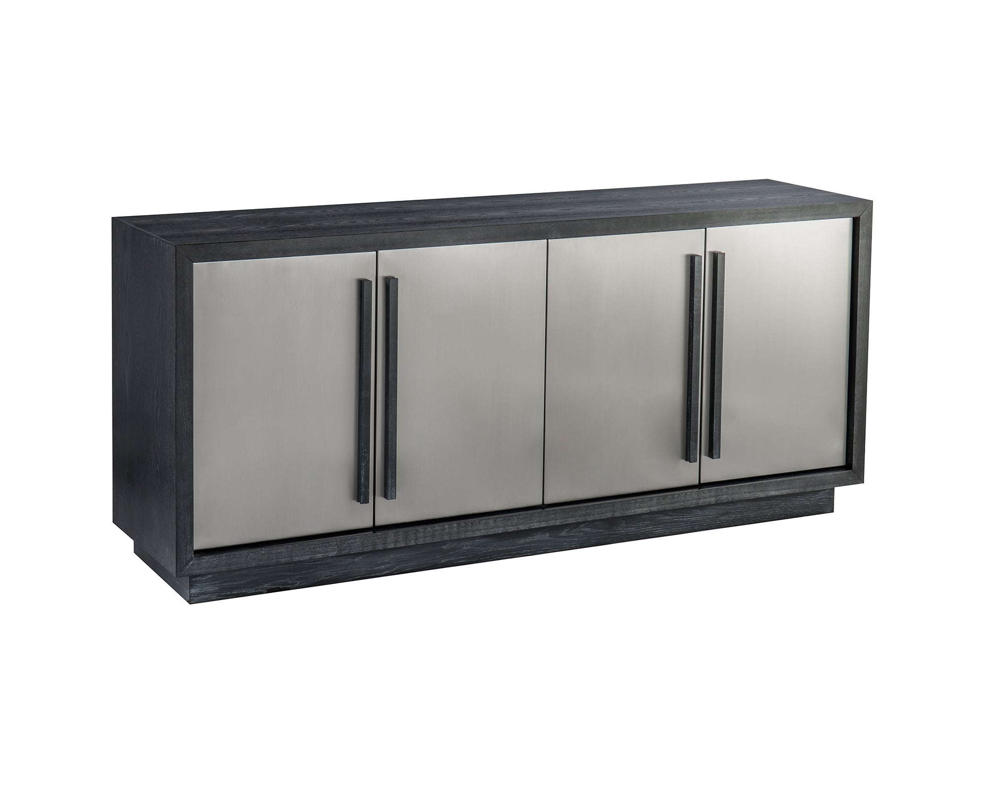 Camden Sideboard - Ebony Ash & Stainless Steel