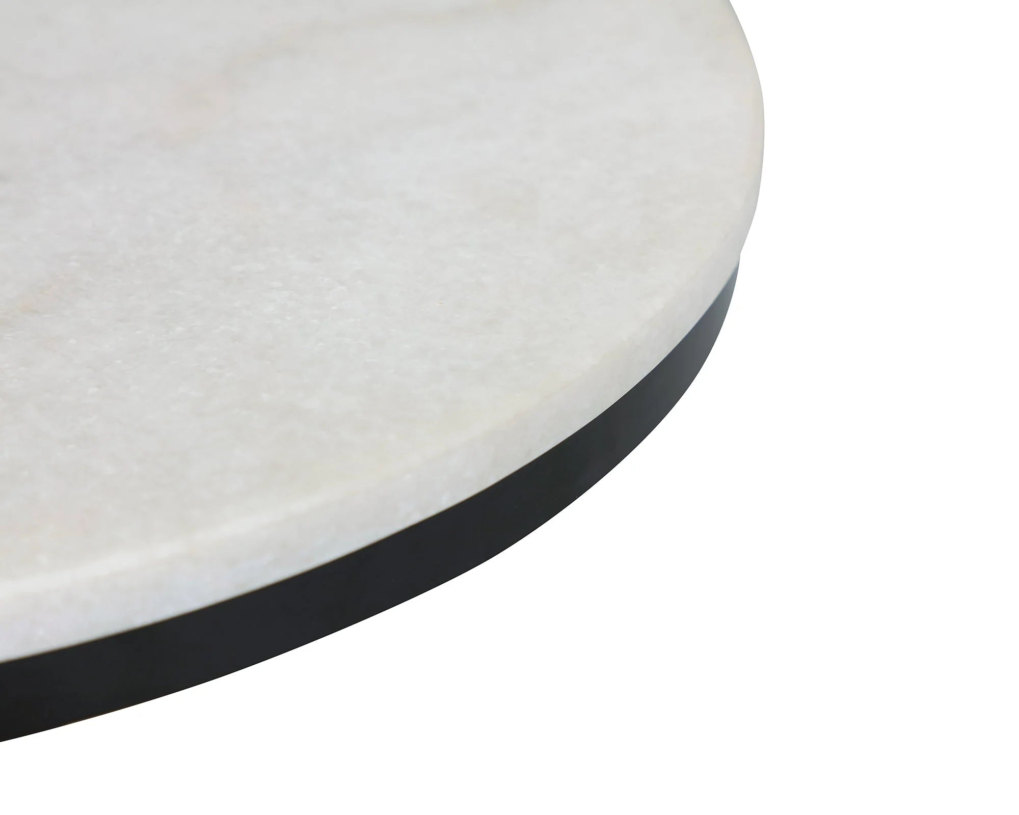 Eton White Marble Side Table