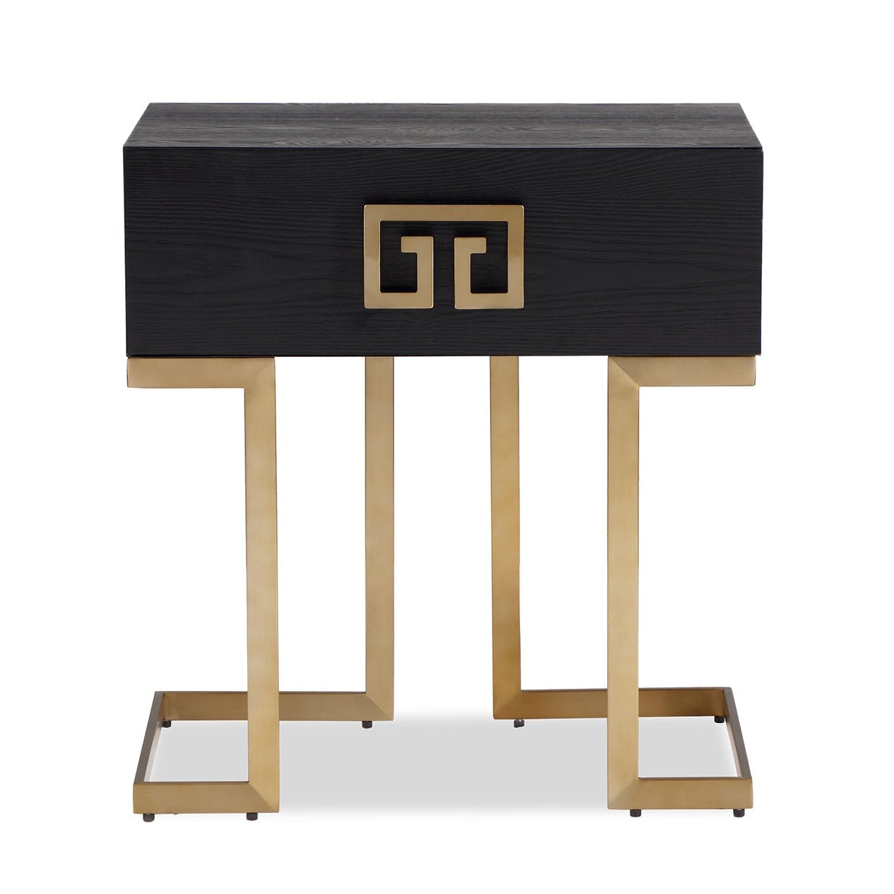 Nobbu Brushed Brass Bedside Table