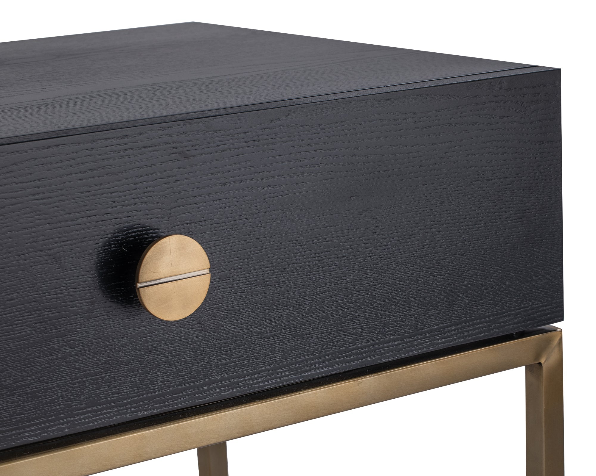 Rhapsody Bedside Table - Black Ash
