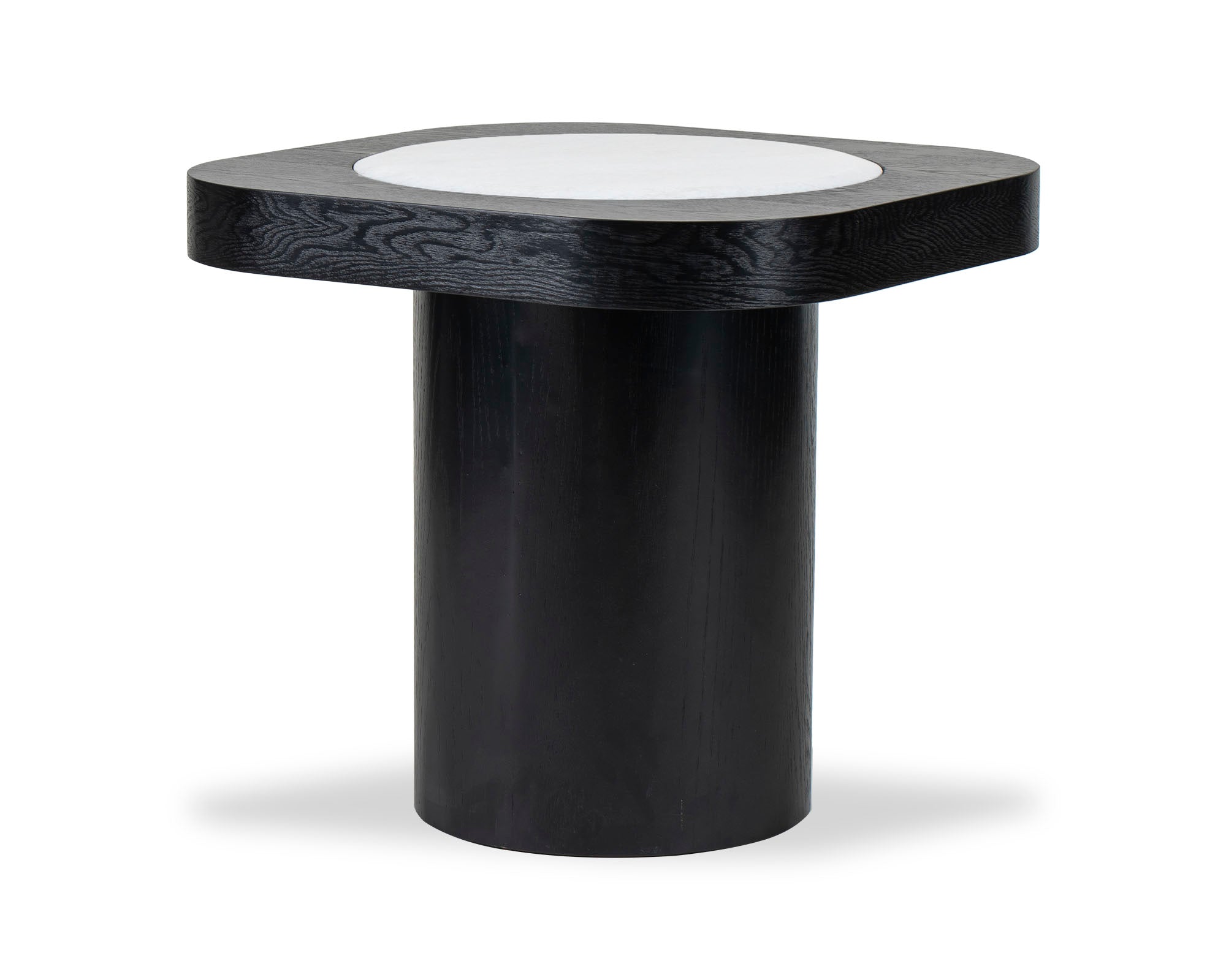 Mythos Side Table - Black Ash Wood