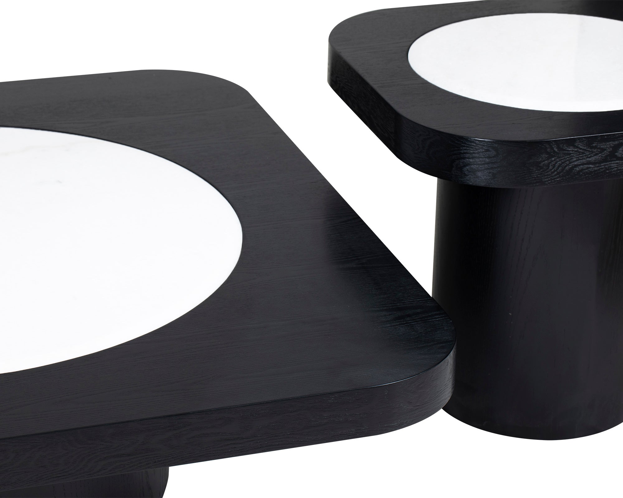 Mythos Side Table - Black Ash Wood