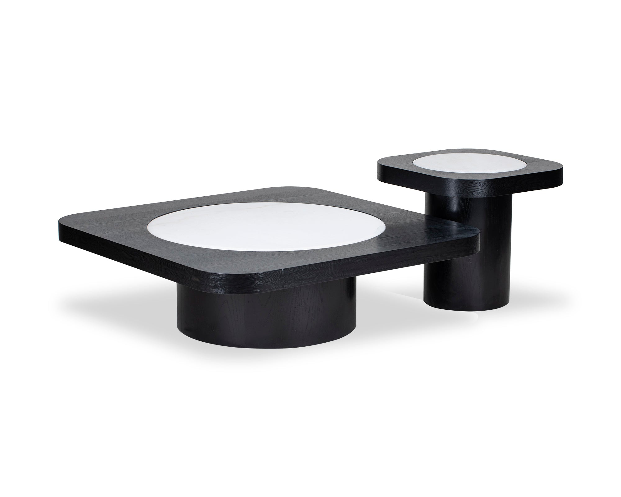 Mythos Side Table - Black Ash Wood