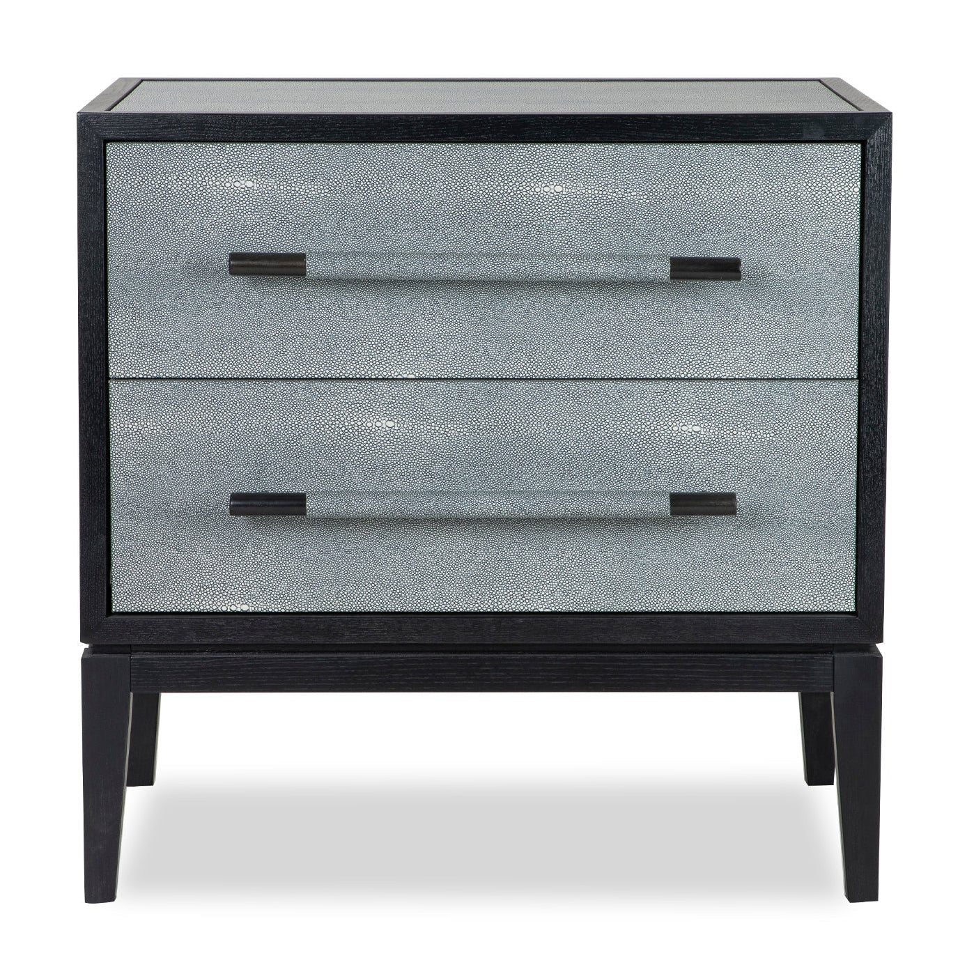 Bologna Grey Faux Leather Bedside Table