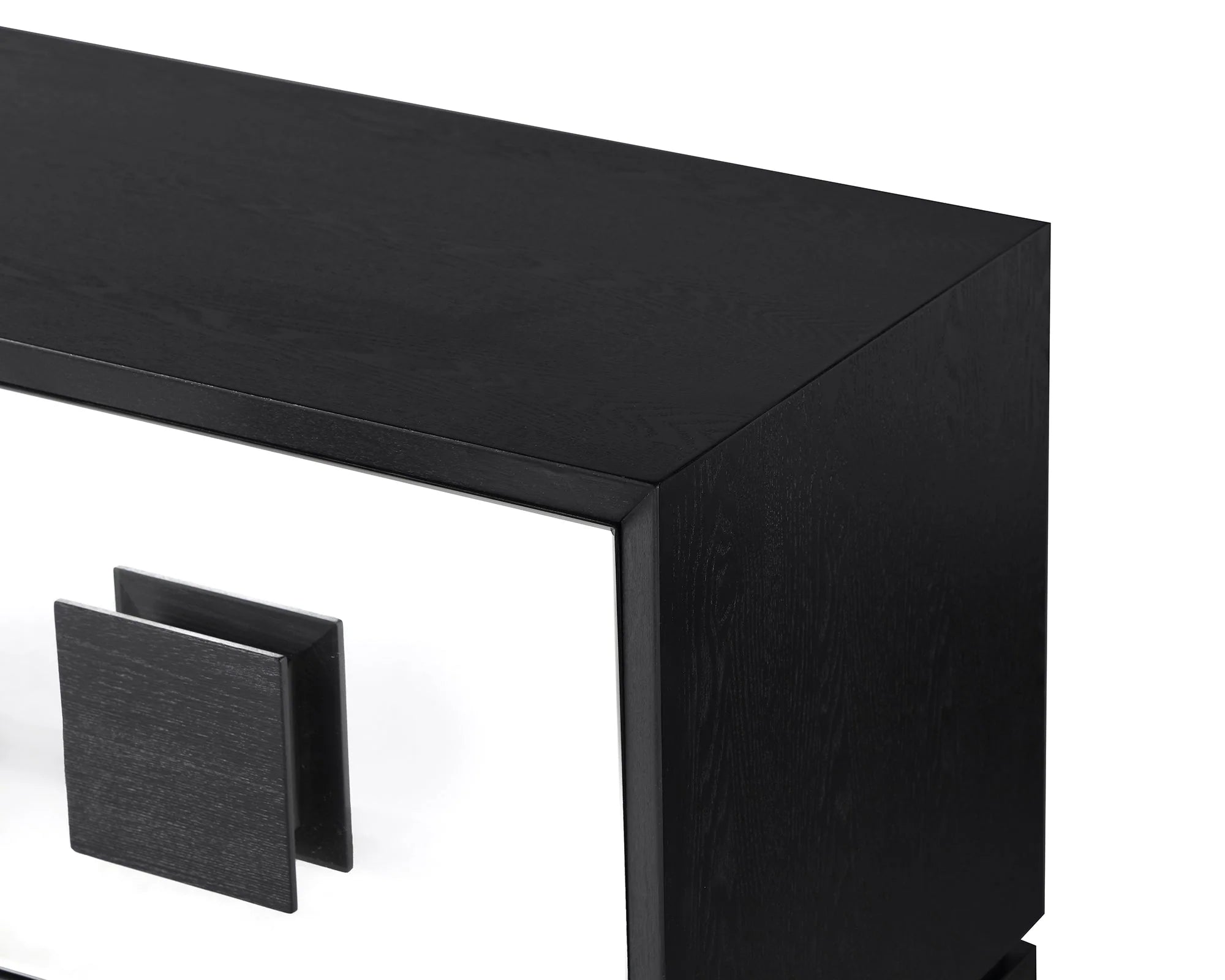 Etna Black Wood Media TV Unit