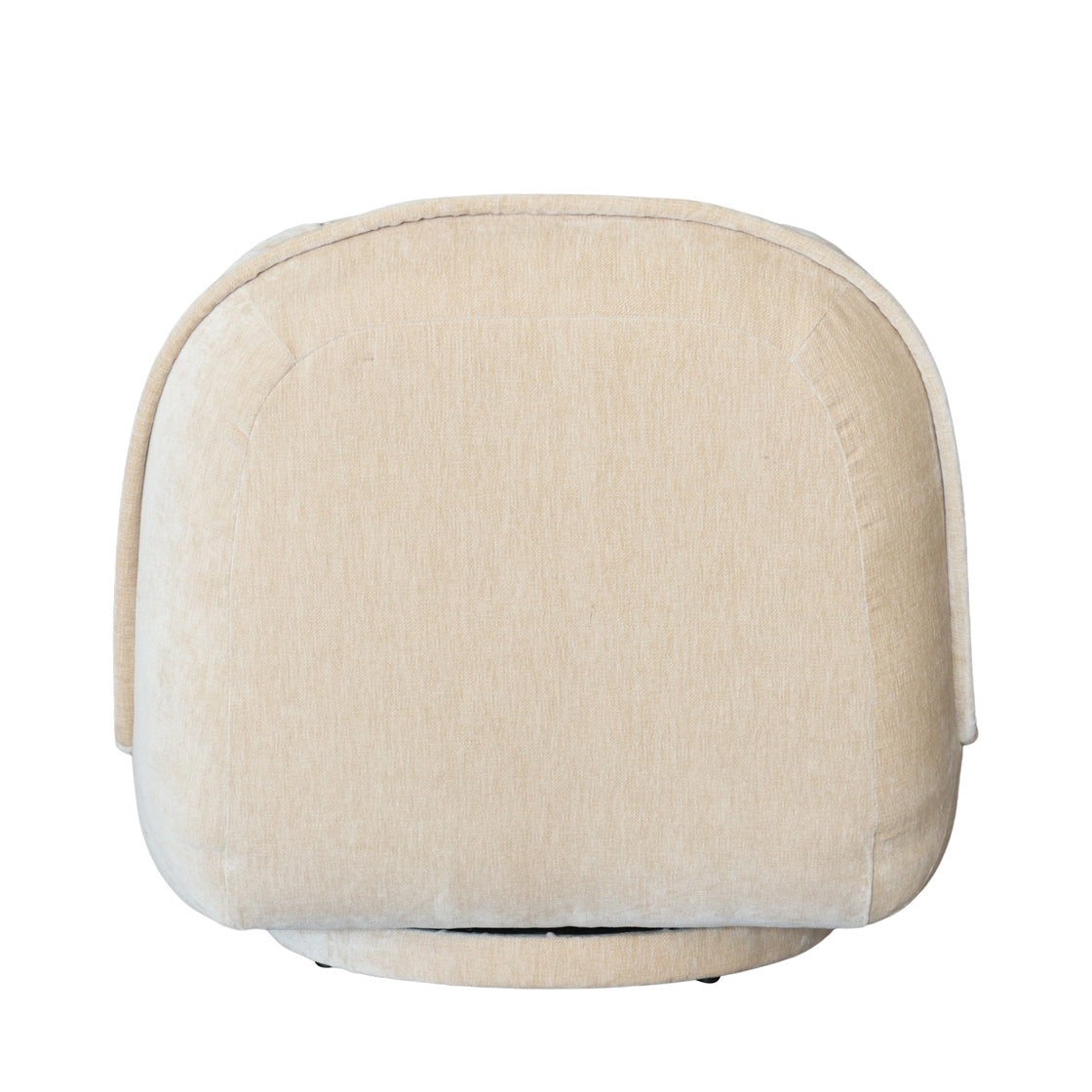 Gray Natural Swivel Chair back