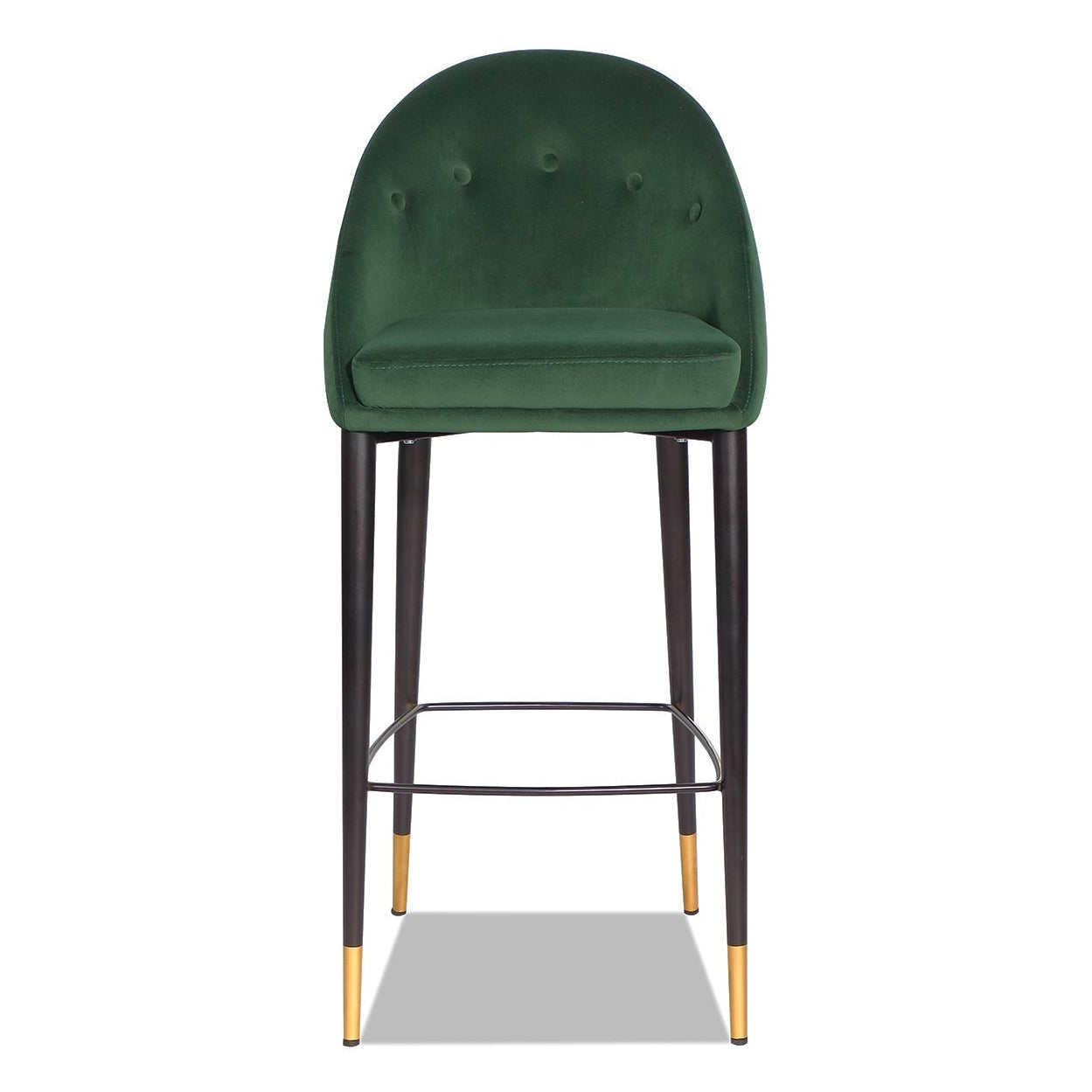 Arden Gainsborough Emerald Green Velvet Bar Stool