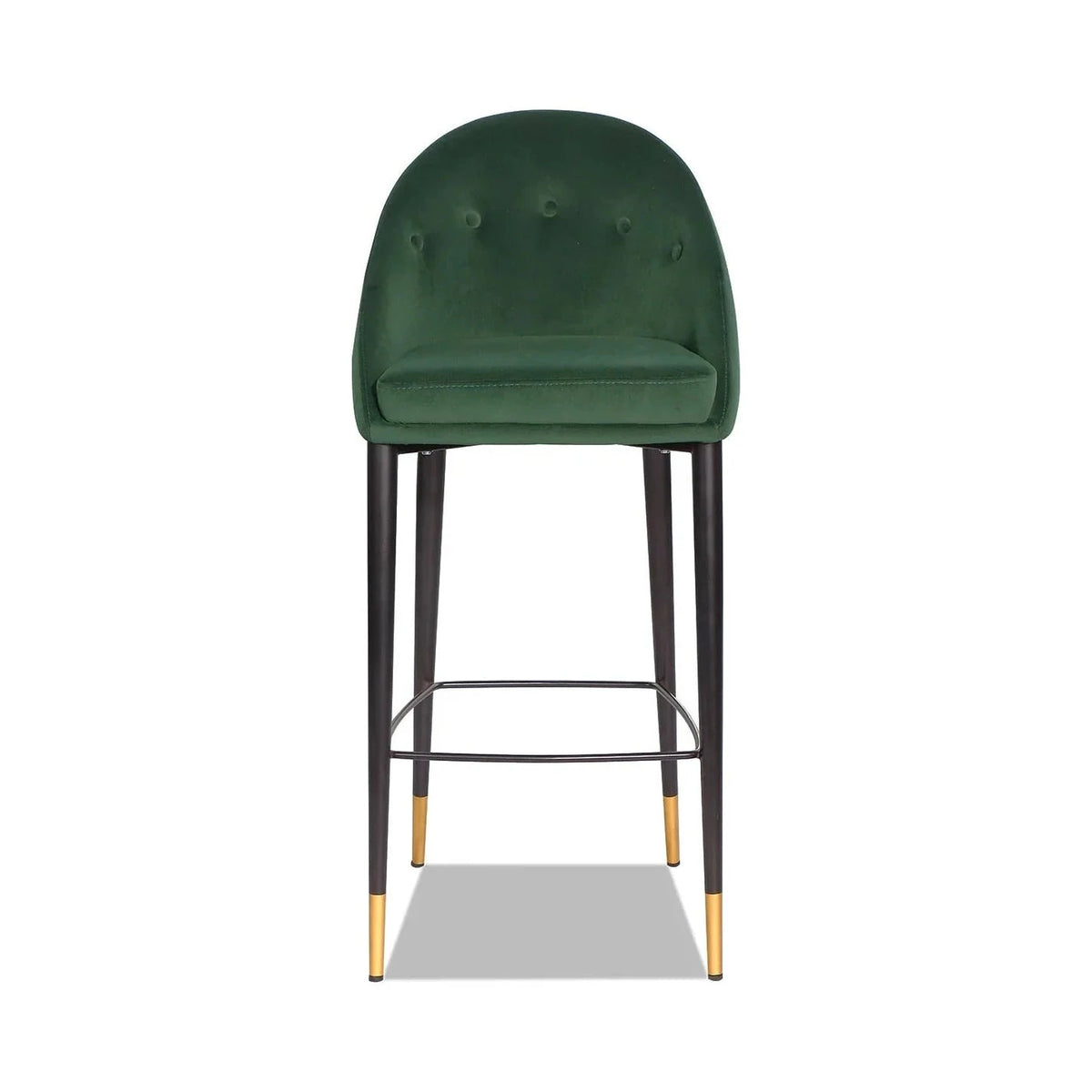 Arden Gainsborough Emerald Green Velvet Bar Stool
