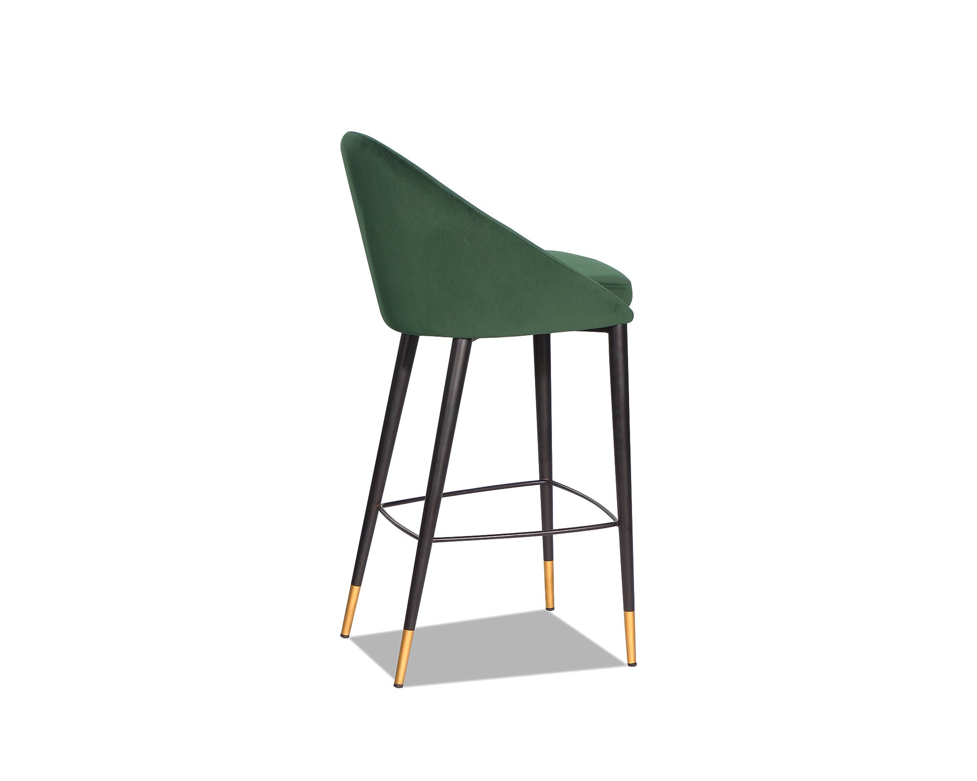Arden Bar Stool - Gainsborough Emerald Green Velvet