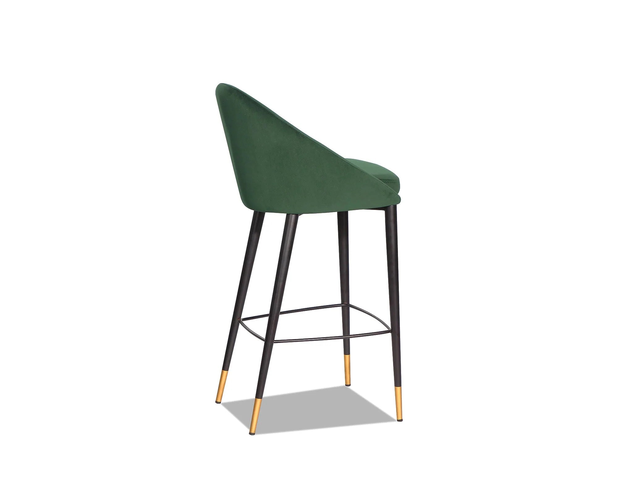 Arden Gainsborough Emerald Green Velvet Bar Stool