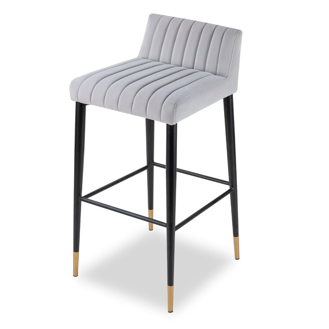 Coltrane Toscana Misty Velvet Bar Stool