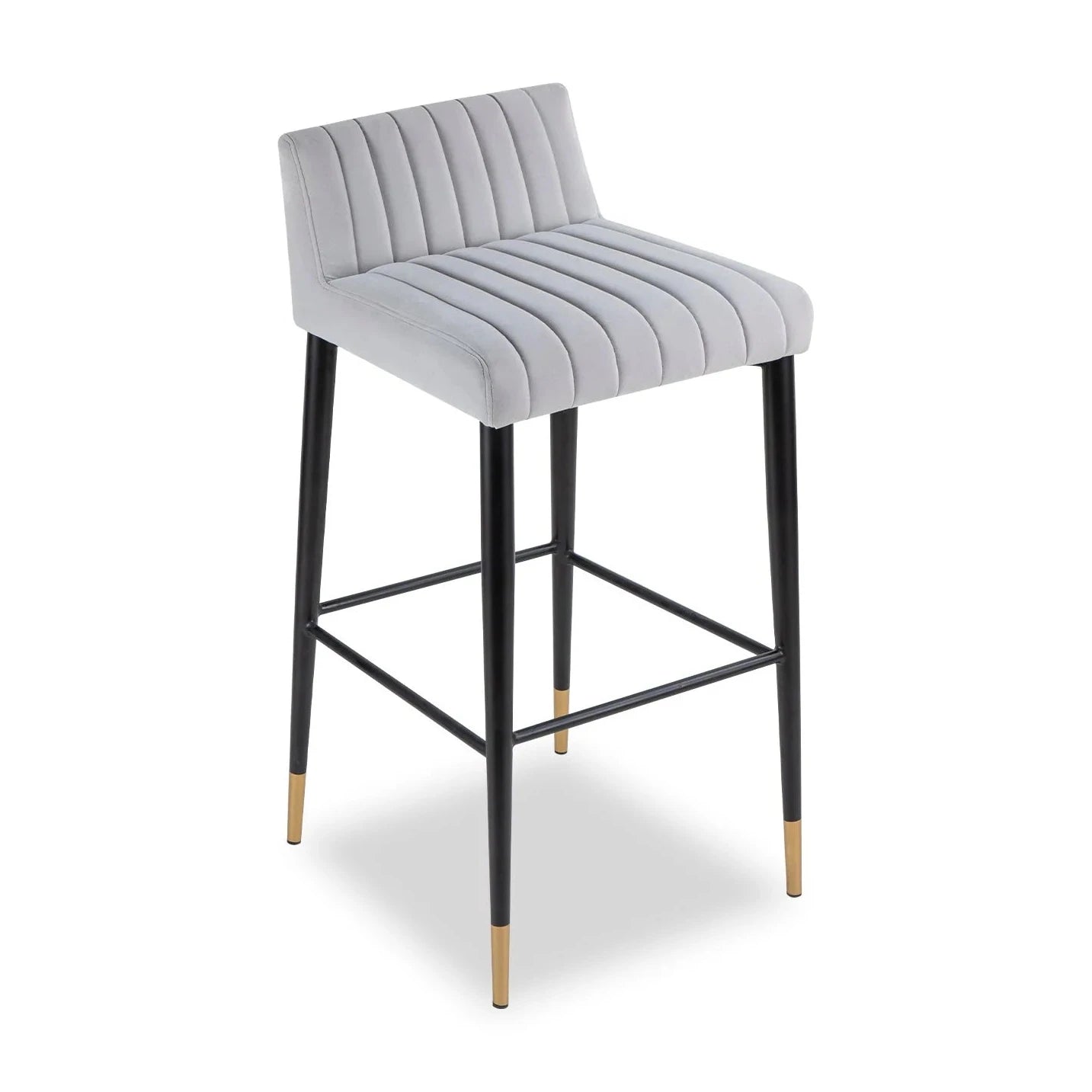 Coltrane Toscana Misty Velvet Bar Stool