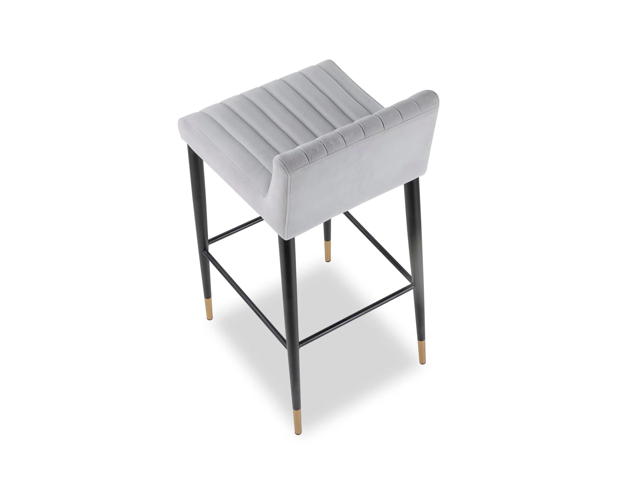 Coltrane Toscana Misty Velvet Bar Stool