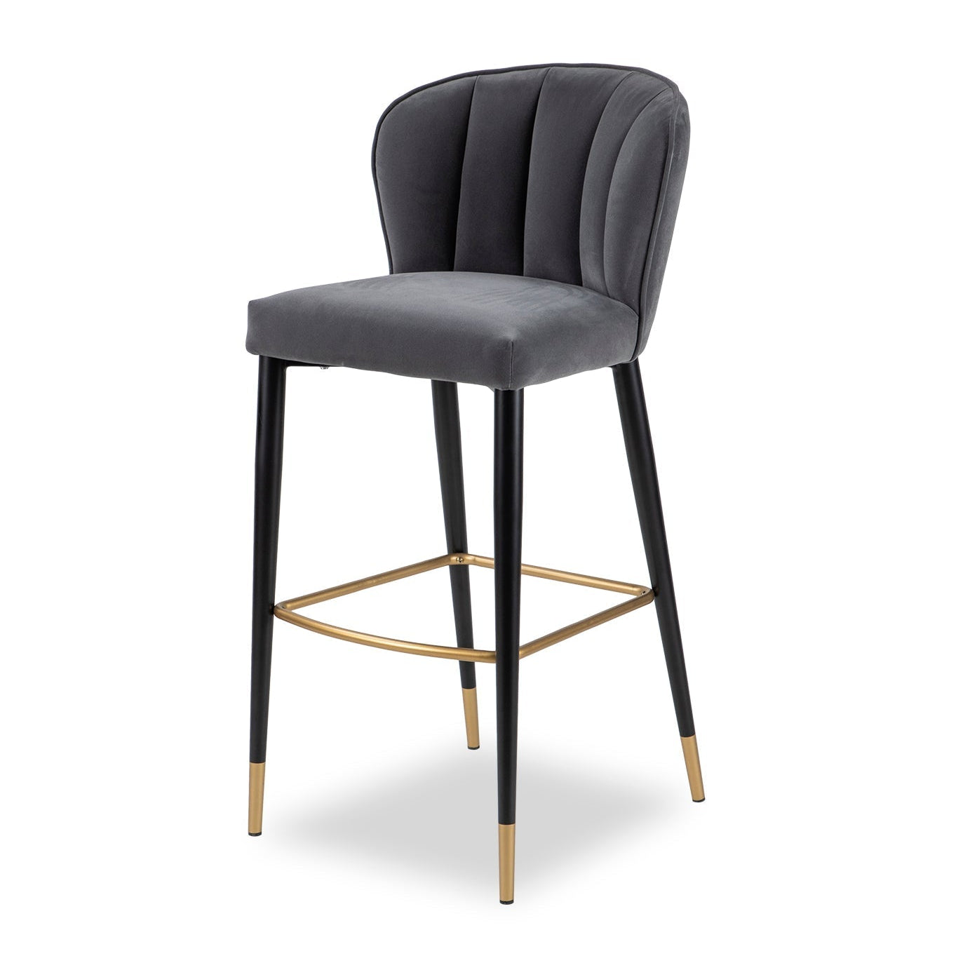 Maya Toscana Ancor Velvet Bar Stool