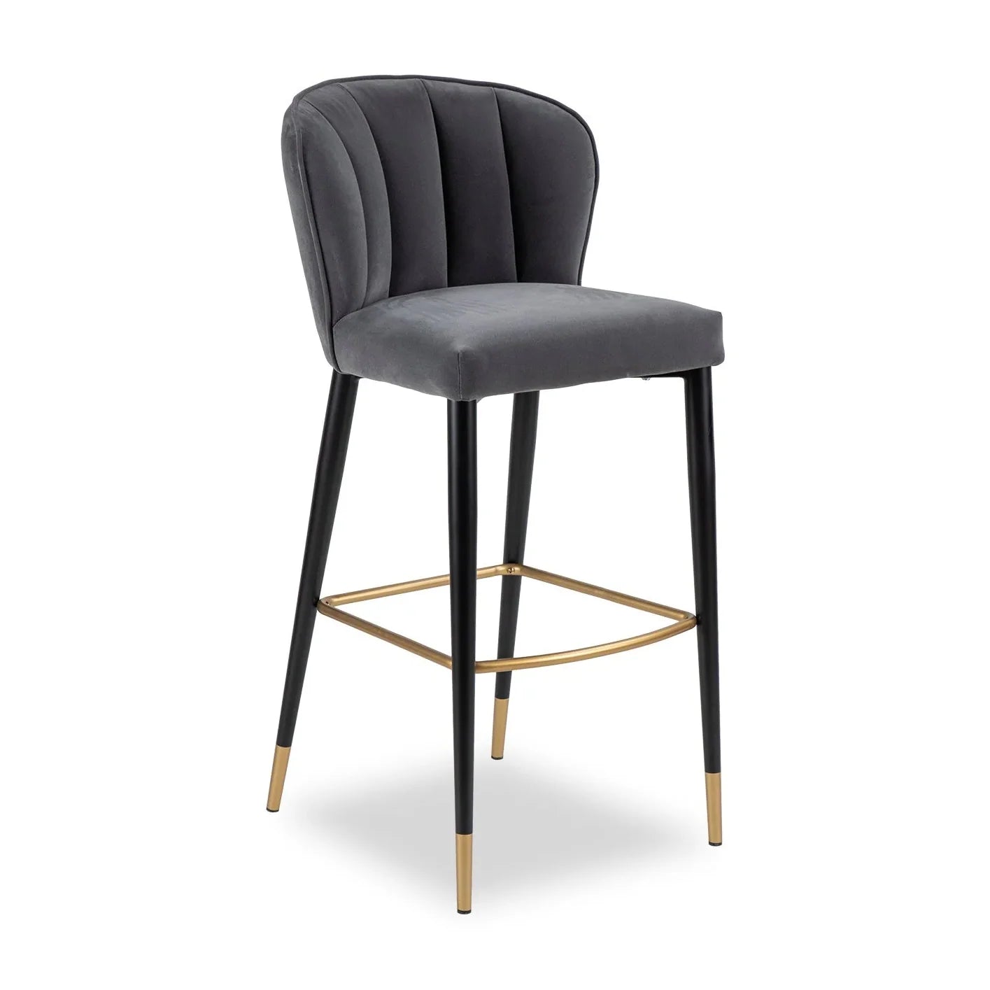 Maya Toscana Ancor Velvet Bar Stool