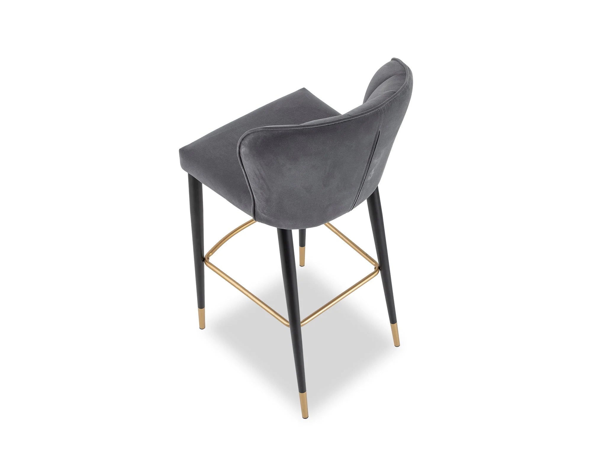 Maya Toscana Ancor Velvet Bar Stool