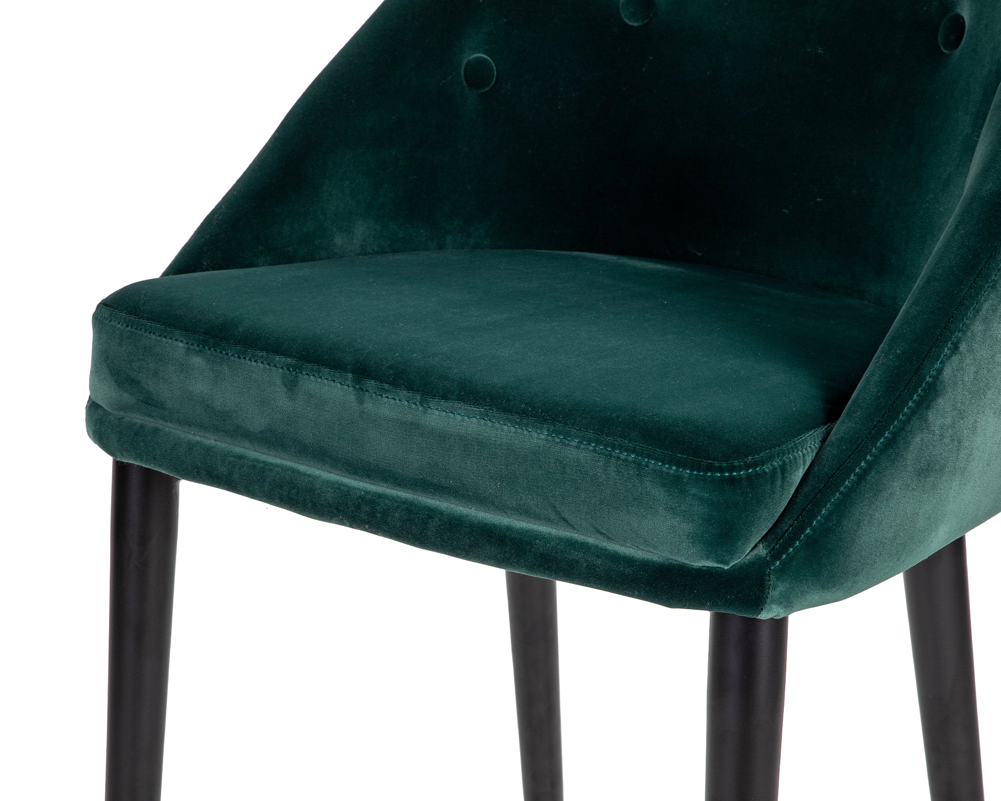 Arden Counter Stool - Gainsborough Emerald Green Velvet