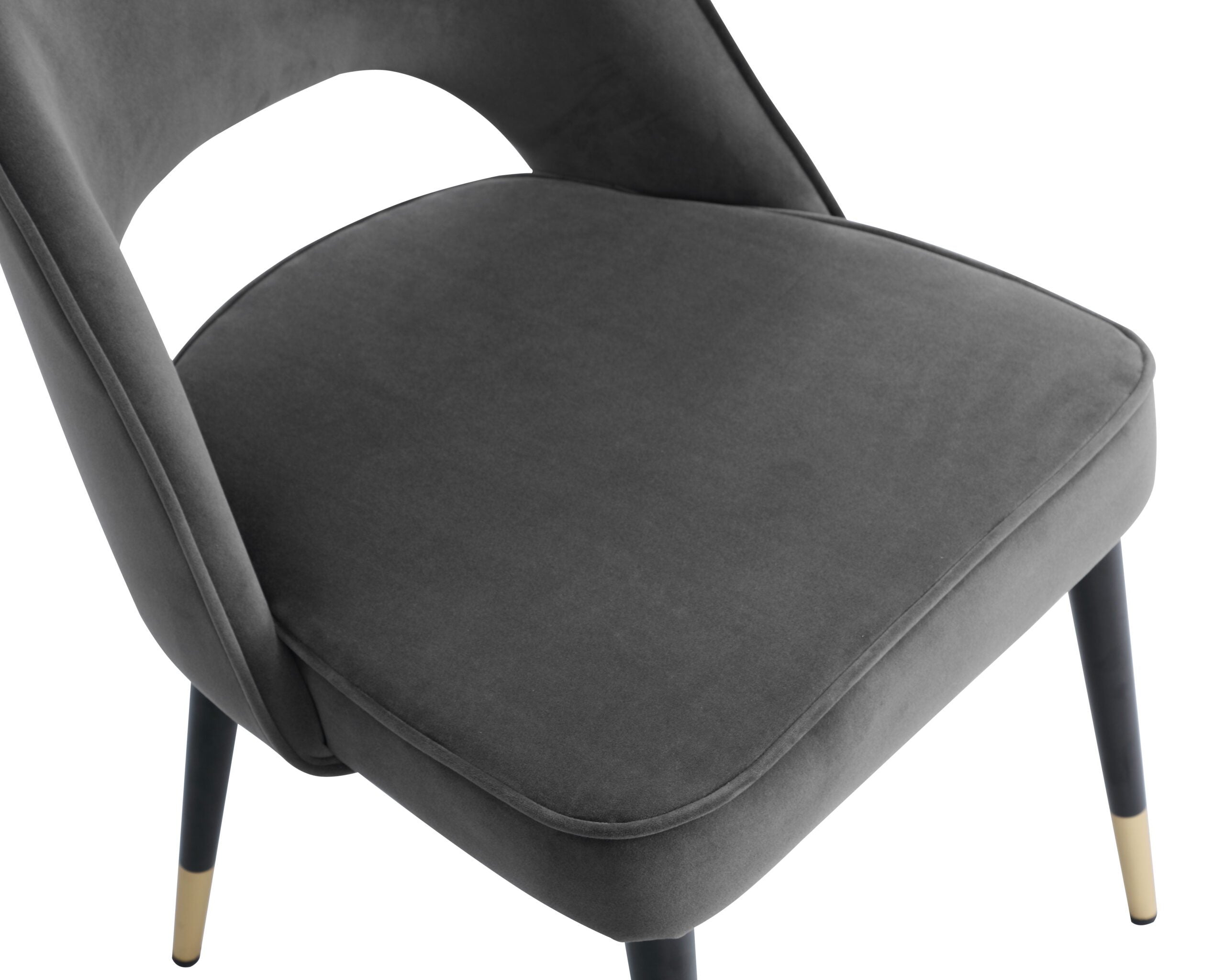 Yves Dining Chair set of 2 - Kaster II Slate Velvet