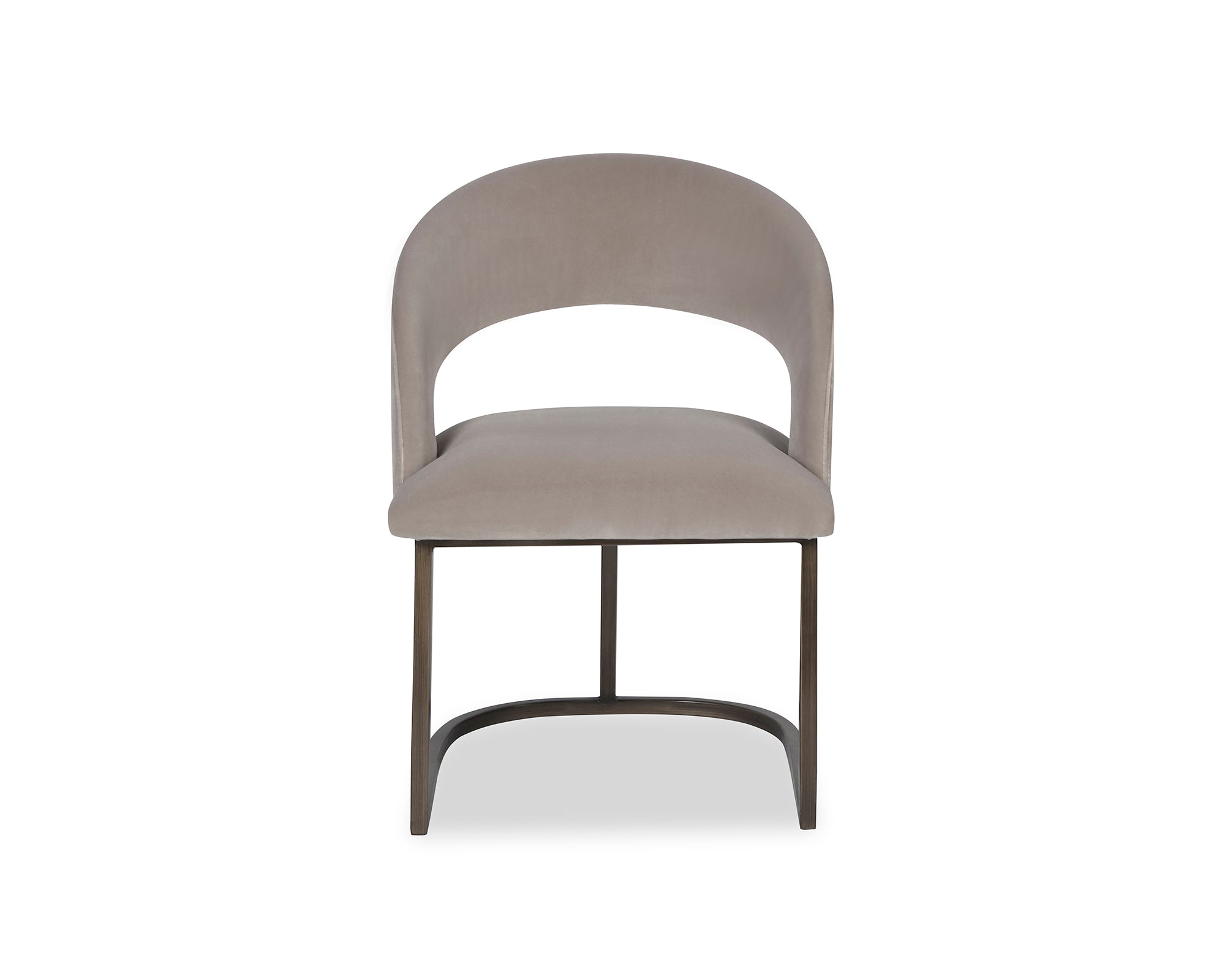 Alfie Dining Chair - Gainsborough Mink Velvet