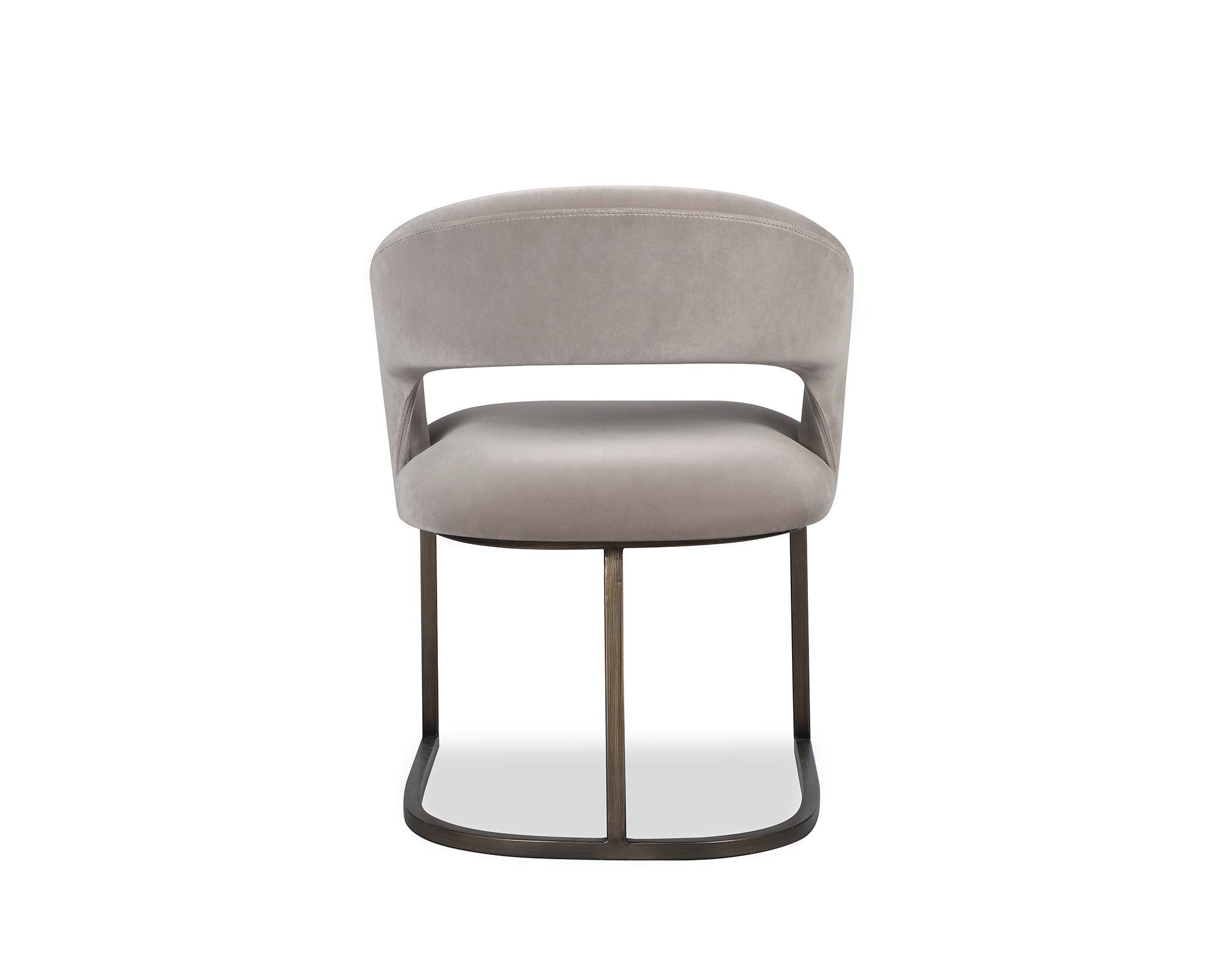Alfie Dining Chair - Gainsborough Mink Velvet