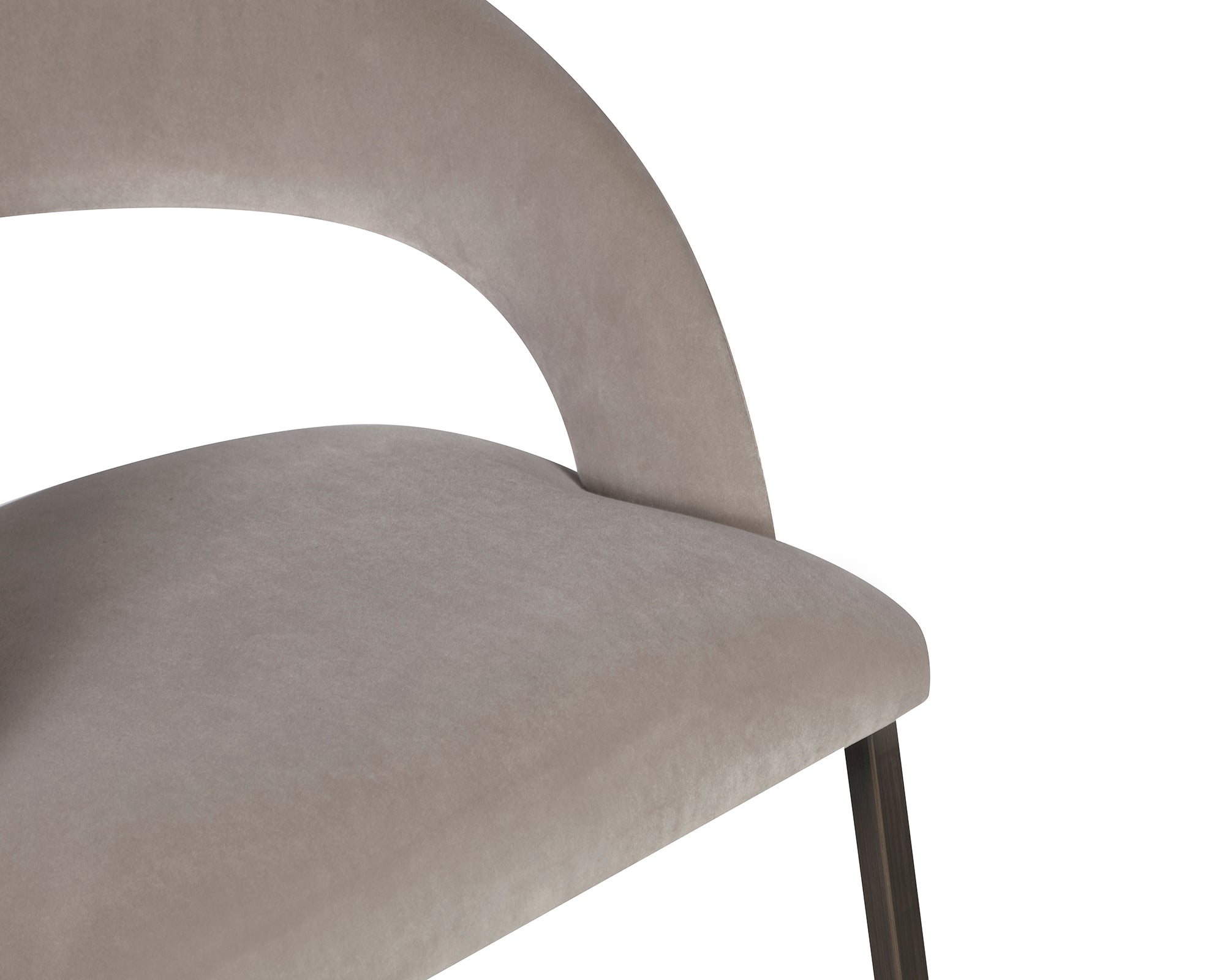 Alfie Dining Chair - Gainsborough Mink Velvet
