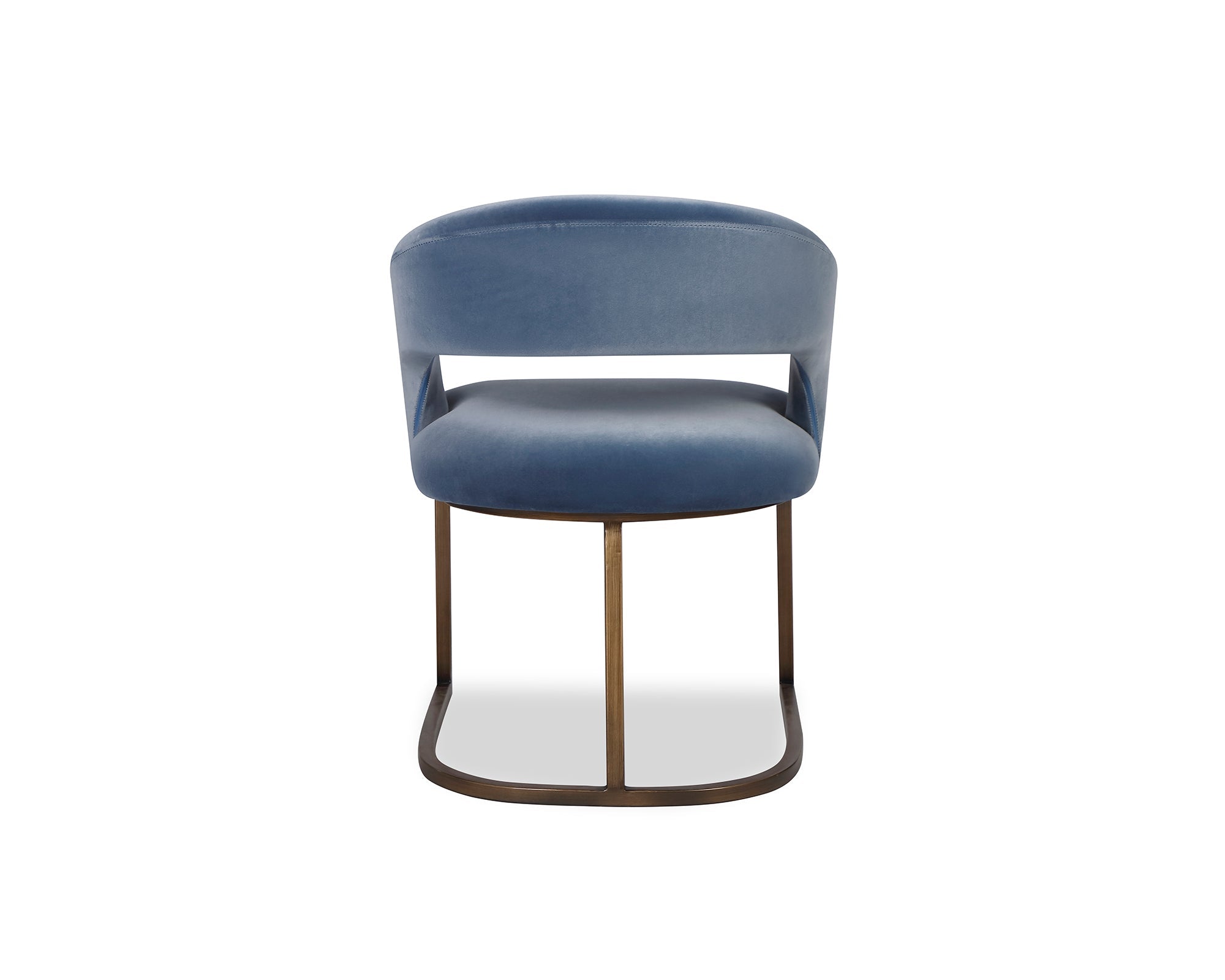 Alfie Dining Chair - Gainsborough Cobalt Blue Velvet