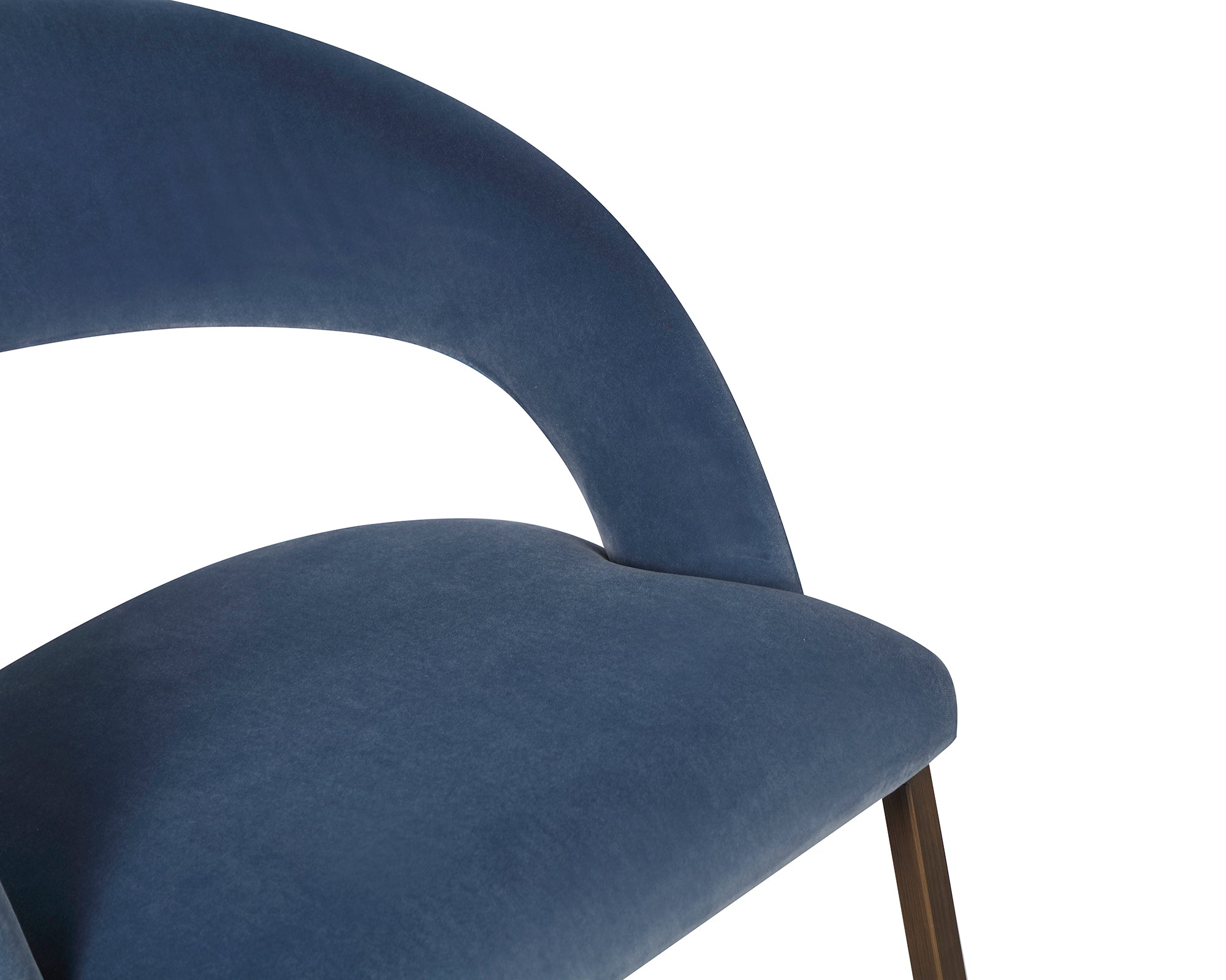 Alfie Dining Chair - Gainsborough Cobalt Blue Velvet