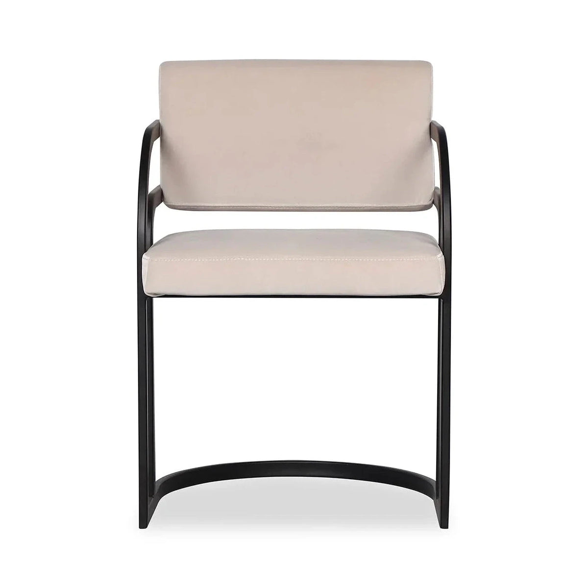 Dylan Gainsborough Ash Velvet & Black Dining Chair