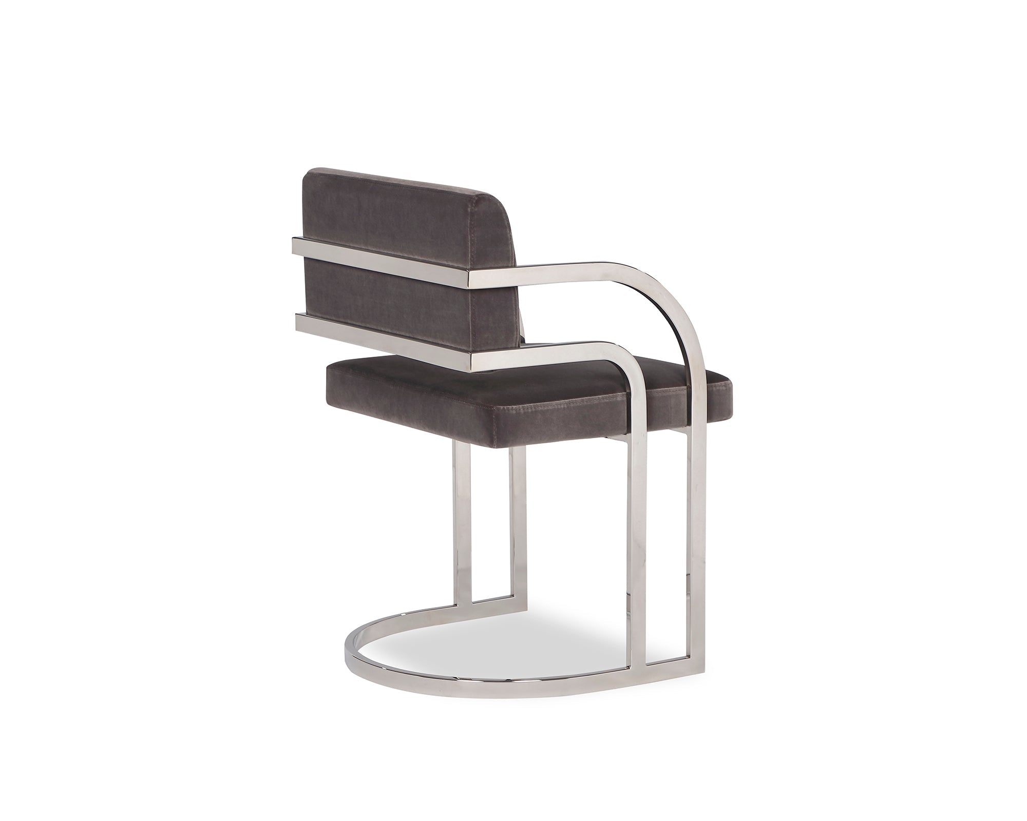 Dylan Dining Chair - Gainsborough Grey, Steel