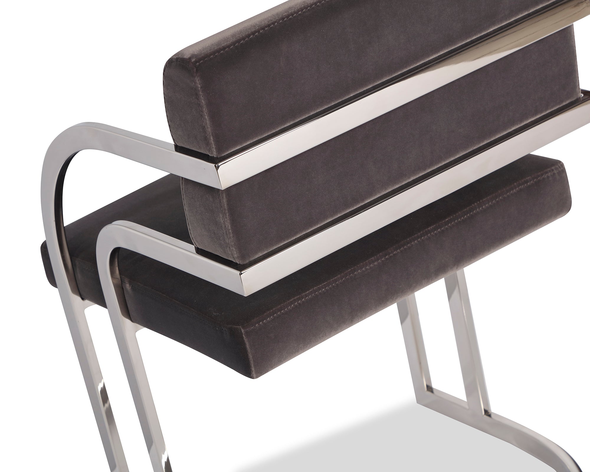 Dylan Dining Chair - Gainsborough Grey, Steel
