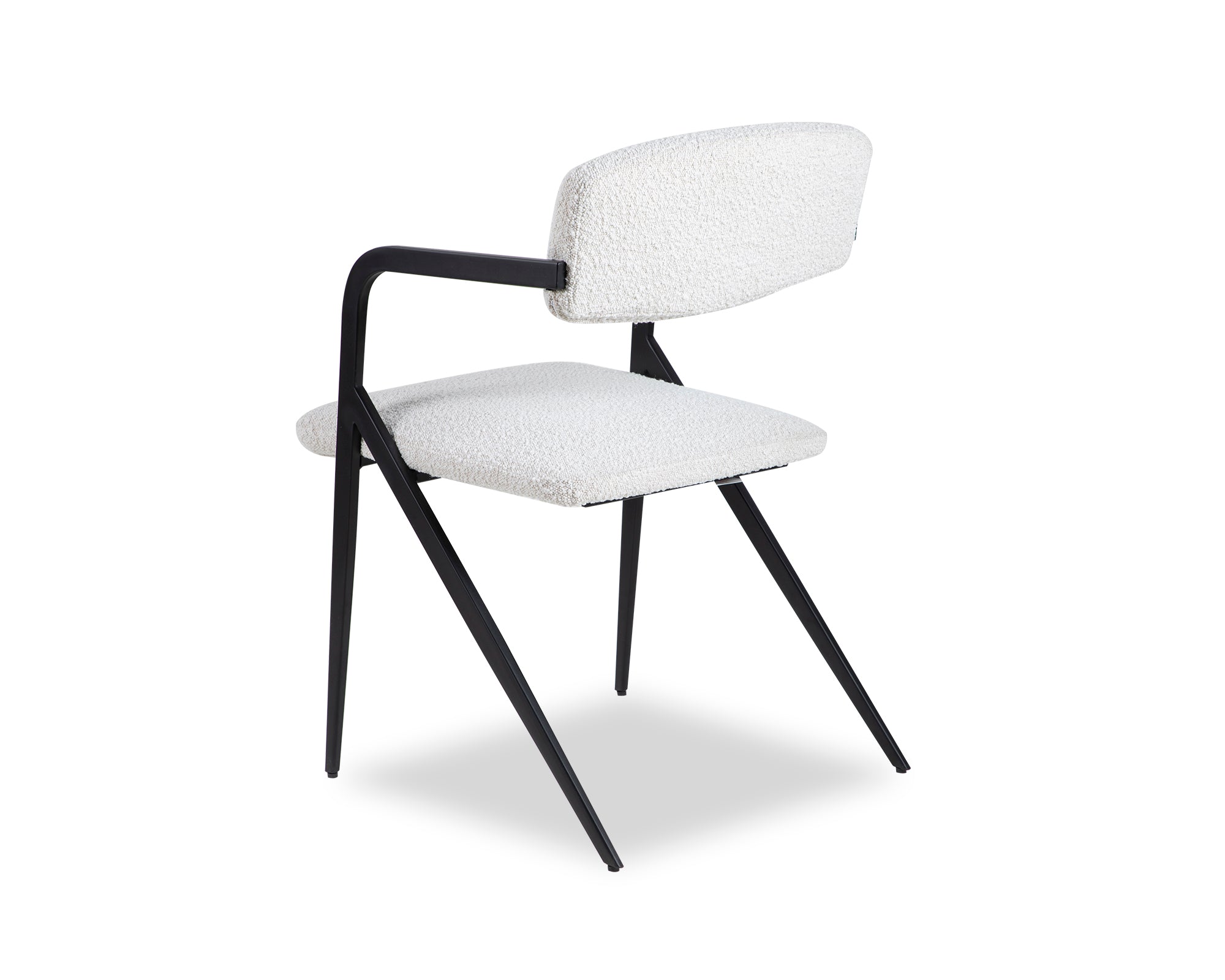 Alpar Dining Chair - Sand Cream Boucle