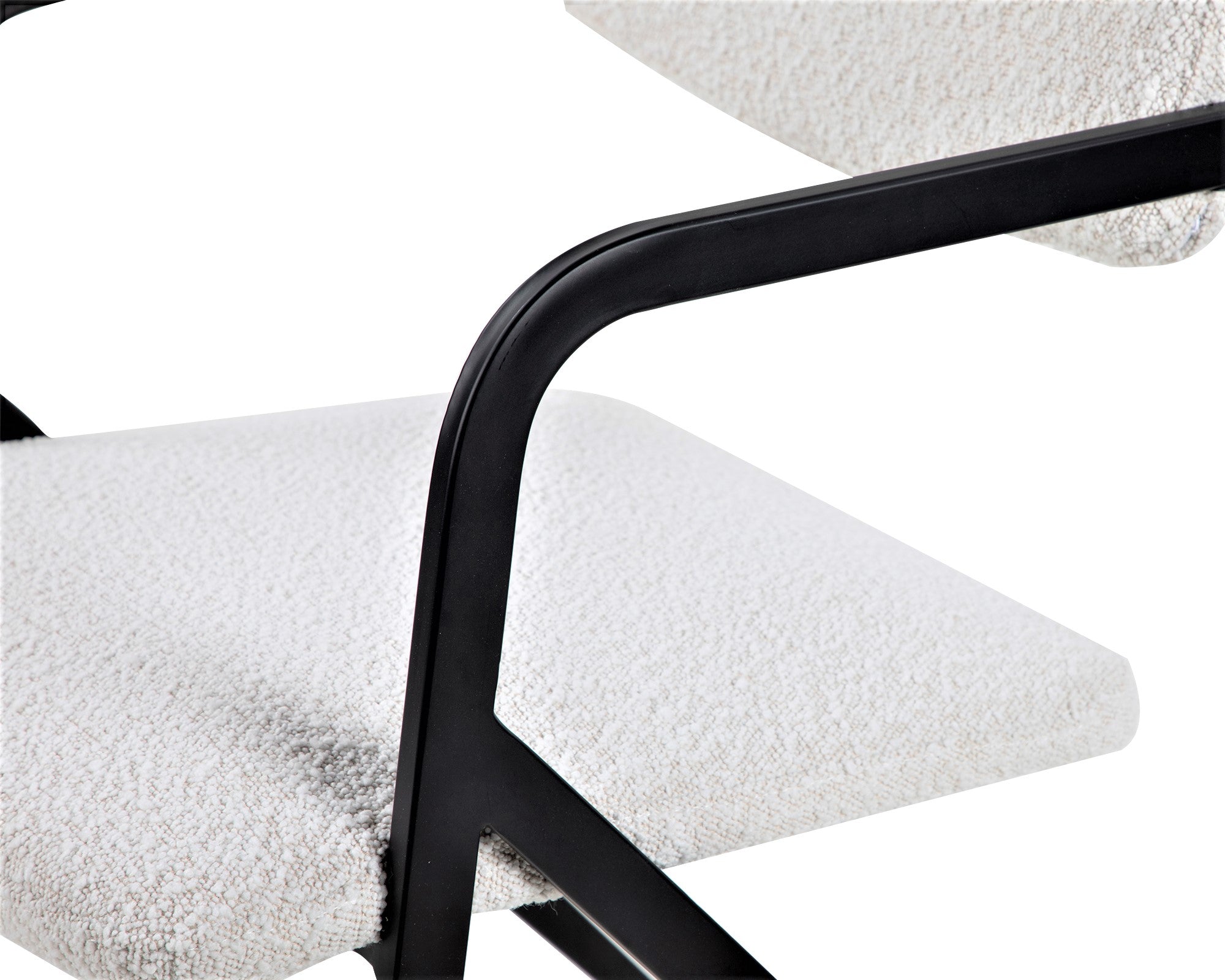 Alpar Dining Chair - Sand Cream Boucle