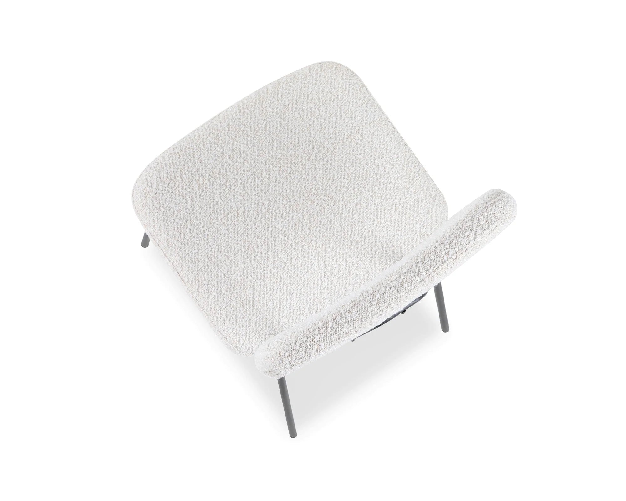 Set of 2 Tatini Sand Cream Boucle Dining Chairs