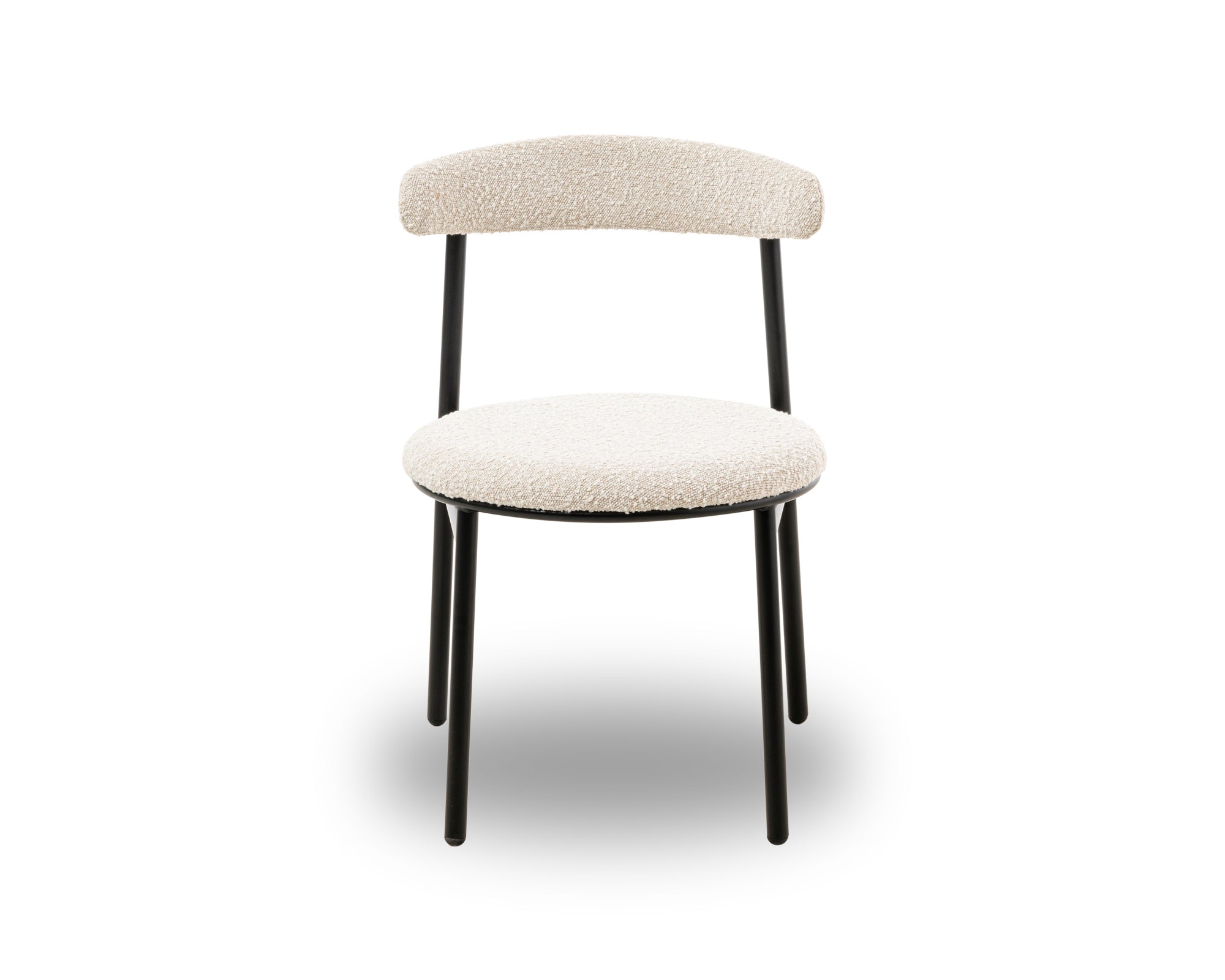 Nook Dining Chair set of 2 - Boucle Sand