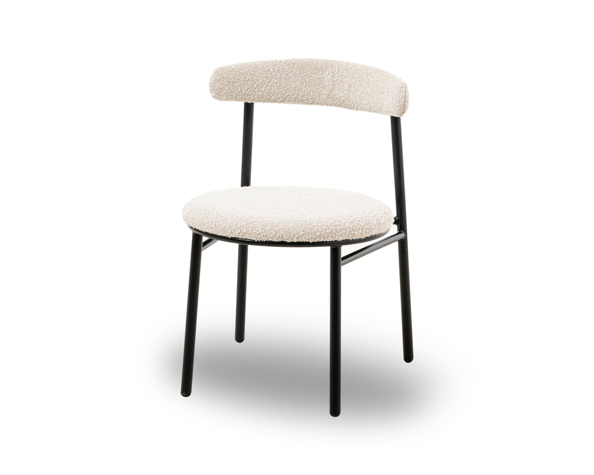 Nook Dining Chair set of 2 - Boucle Sand