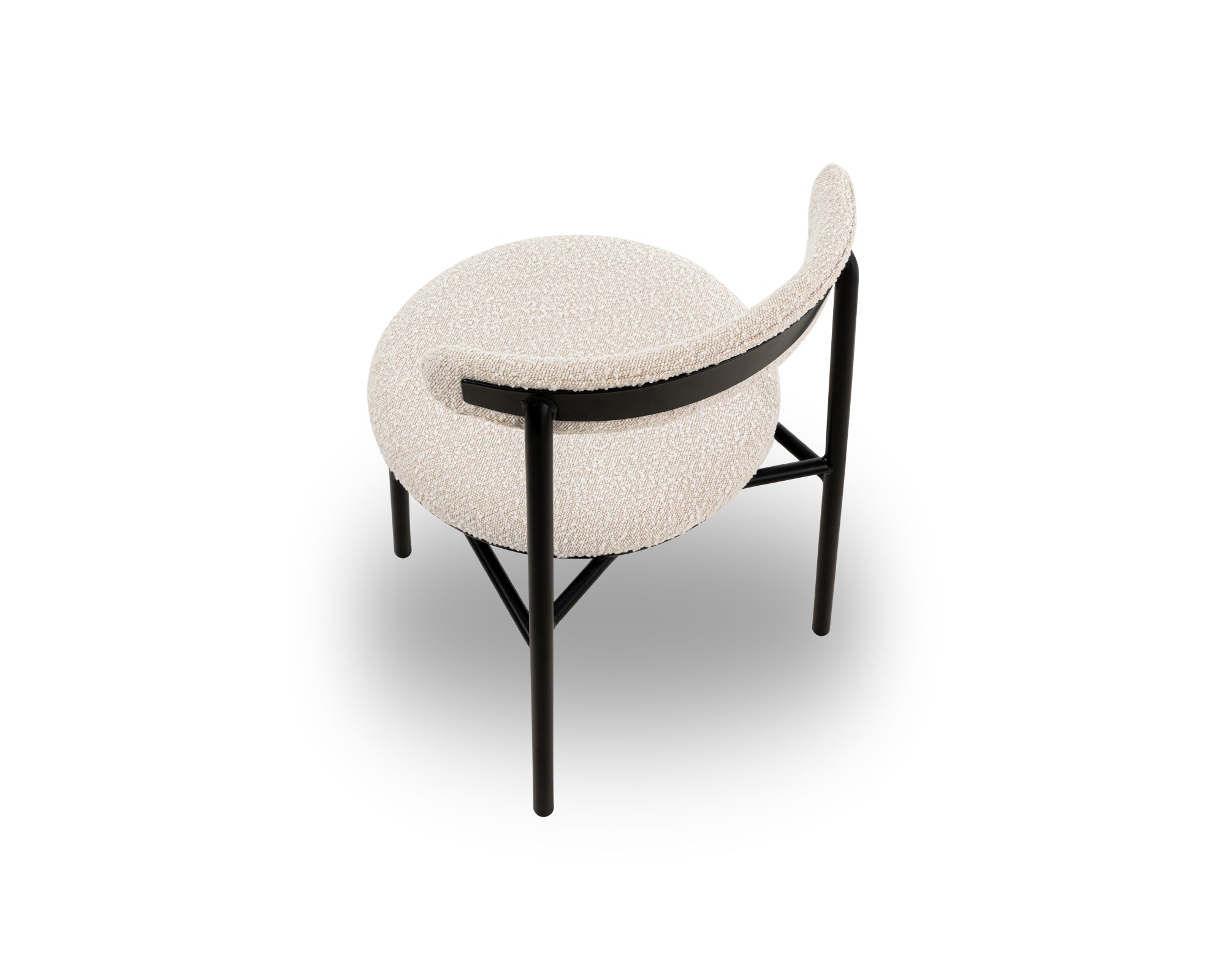 Nook Dining Chair set of 2 - Boucle Sand
