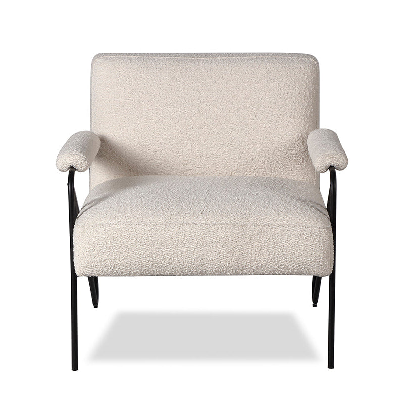 Kemper Sand Cream Boucle Armchair