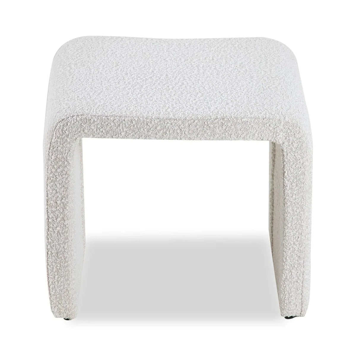 Mahak Low Sand Cream Boucle Stool