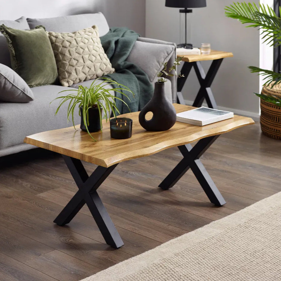 Buxton Oak Wood Coffee Table