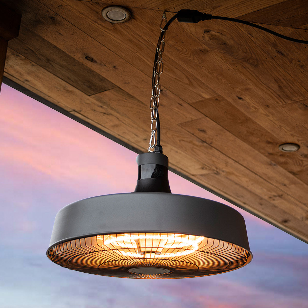 Aurora Pendant Hanging Electric Patio Heater 2100W - CLEARANCE